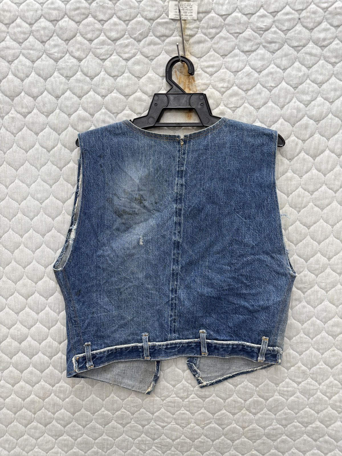 Handmade 🔥🔥🔥ARCHIVE HANDMADE CUSTOM DENIM VEST Size US S / EU 44-46 / 1 - 9 Thumbnail