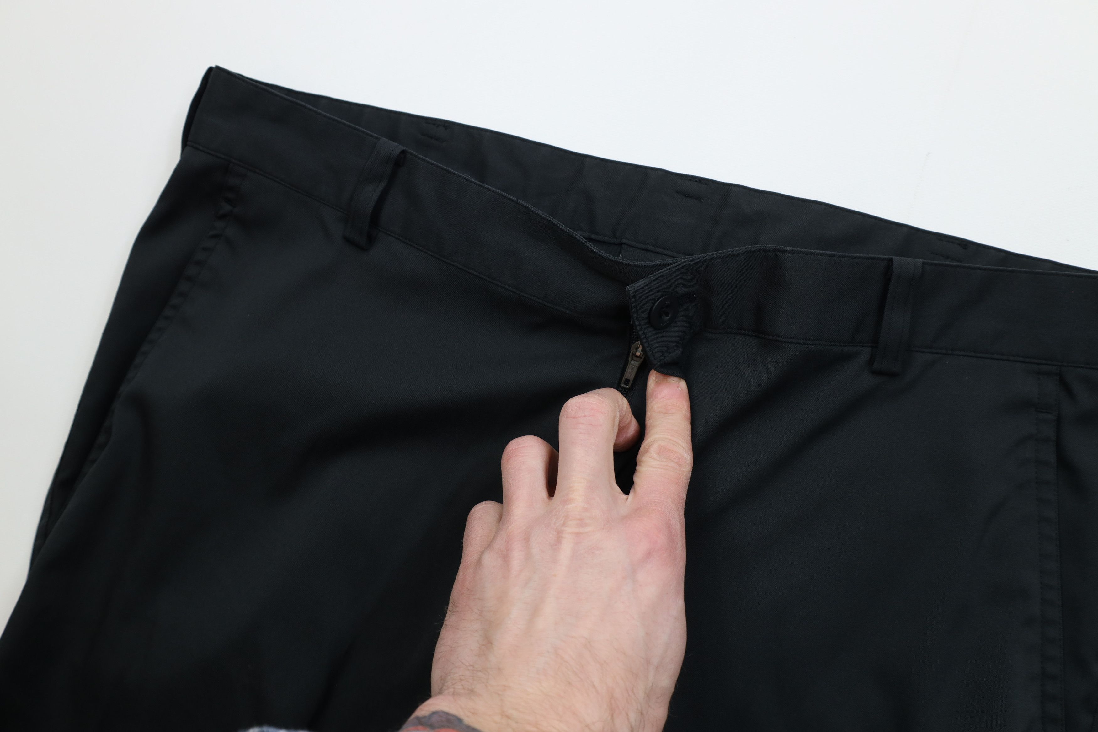 Nike Vintage Y2K Nike Golf Wide Leg Chino Pants Trousers Black Size US 34 / EU 50 - 7 Thumbnail