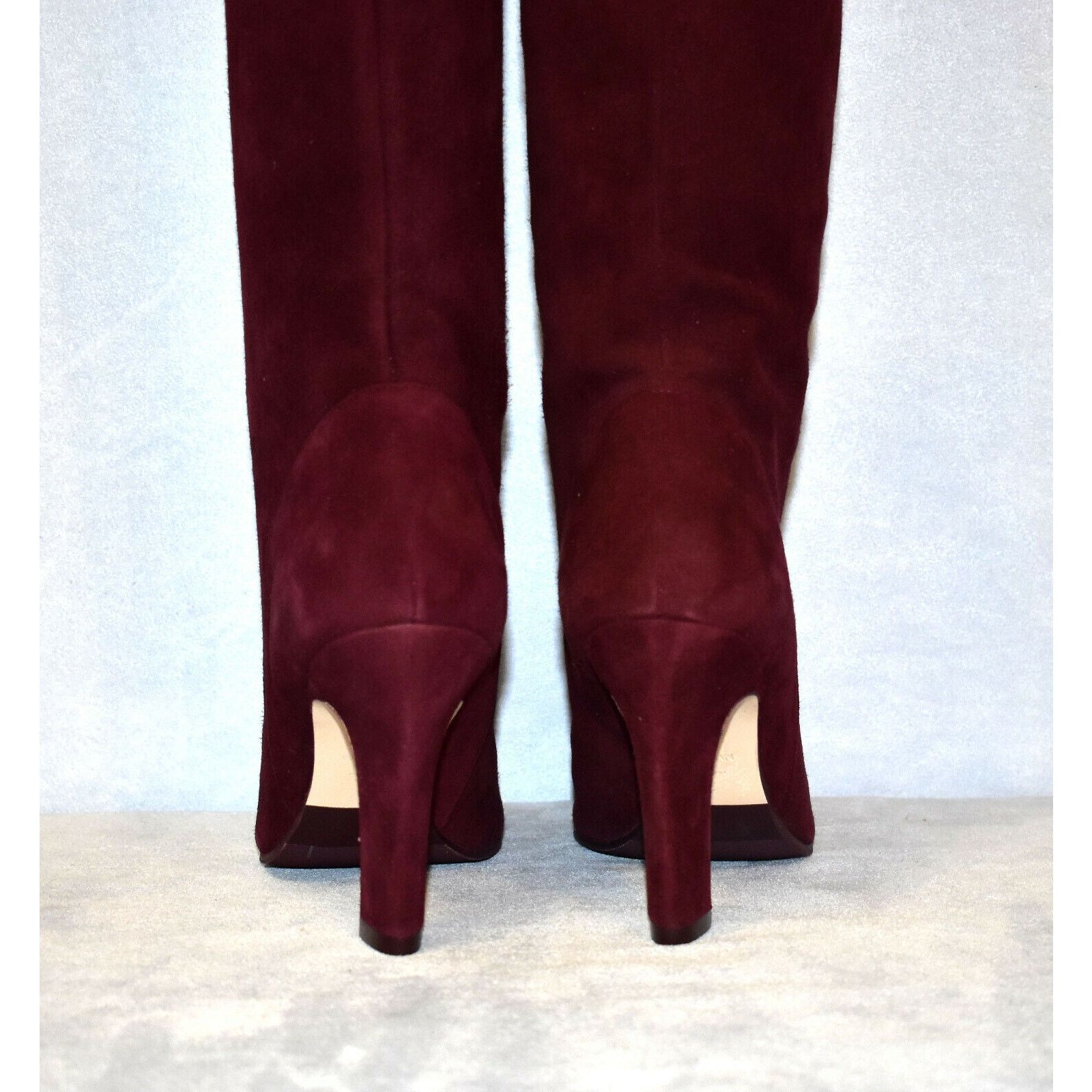 Stuart Weitzman B20 NEW STUART WEITZMAN Charlie Red Suede Boot Sz 5.5 M $798 Size US 5.5 / IT 35.5 - 7 Thumbnail