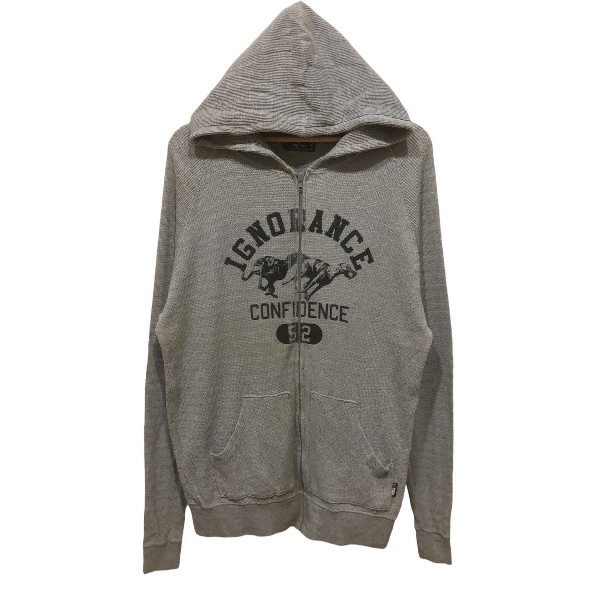 Crosby Square × Japanese Brand × Seditionaries Square Ignorance Confidence Zipper Hodie Size US XL / EU 56 / 4 - 1 Thumbnail