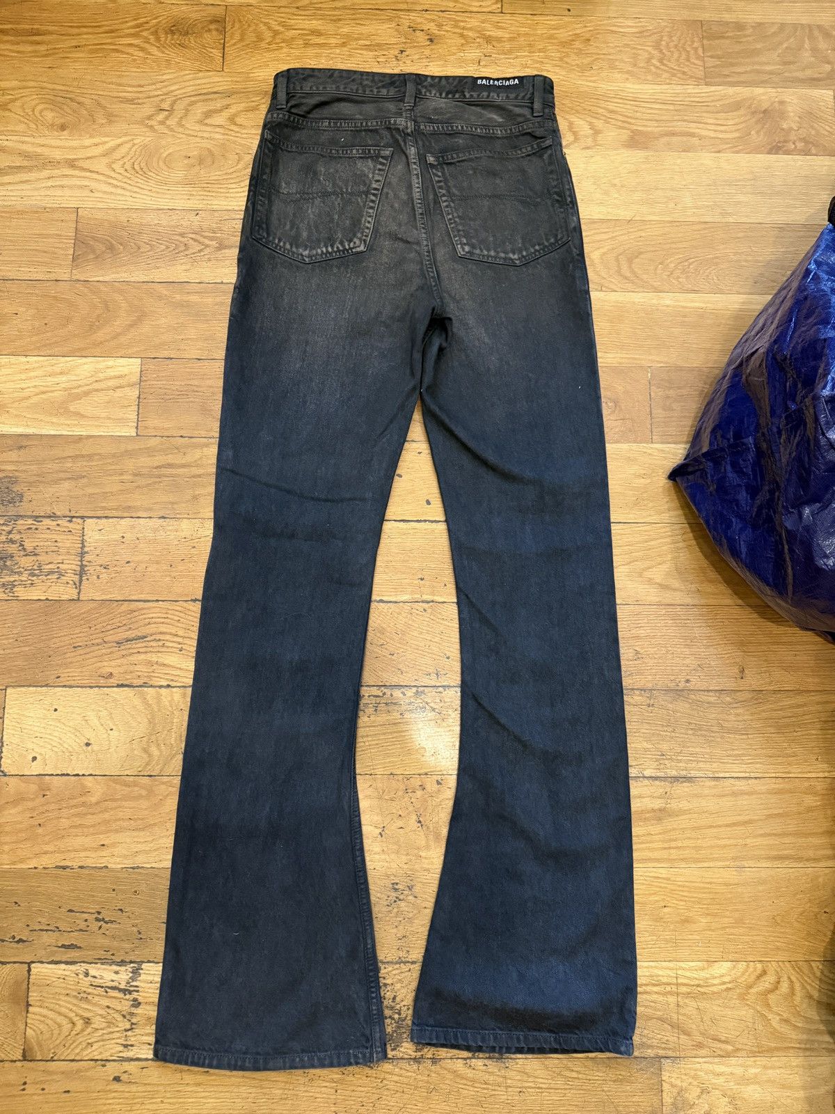 Balenciaga F23 Muddy Bootcut Flared Denim Size US 30 / EU 46 - 8 Thumbnail