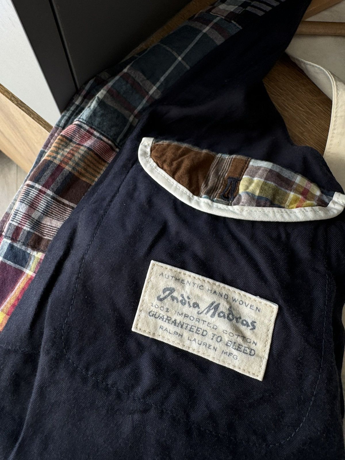 Polo Ralph Lauren × Ralph Lauren 🔥 Steals 🔥 Polo Ralph Lauren Patchwork Waist Coat Size 36S - 7 Thumbnail