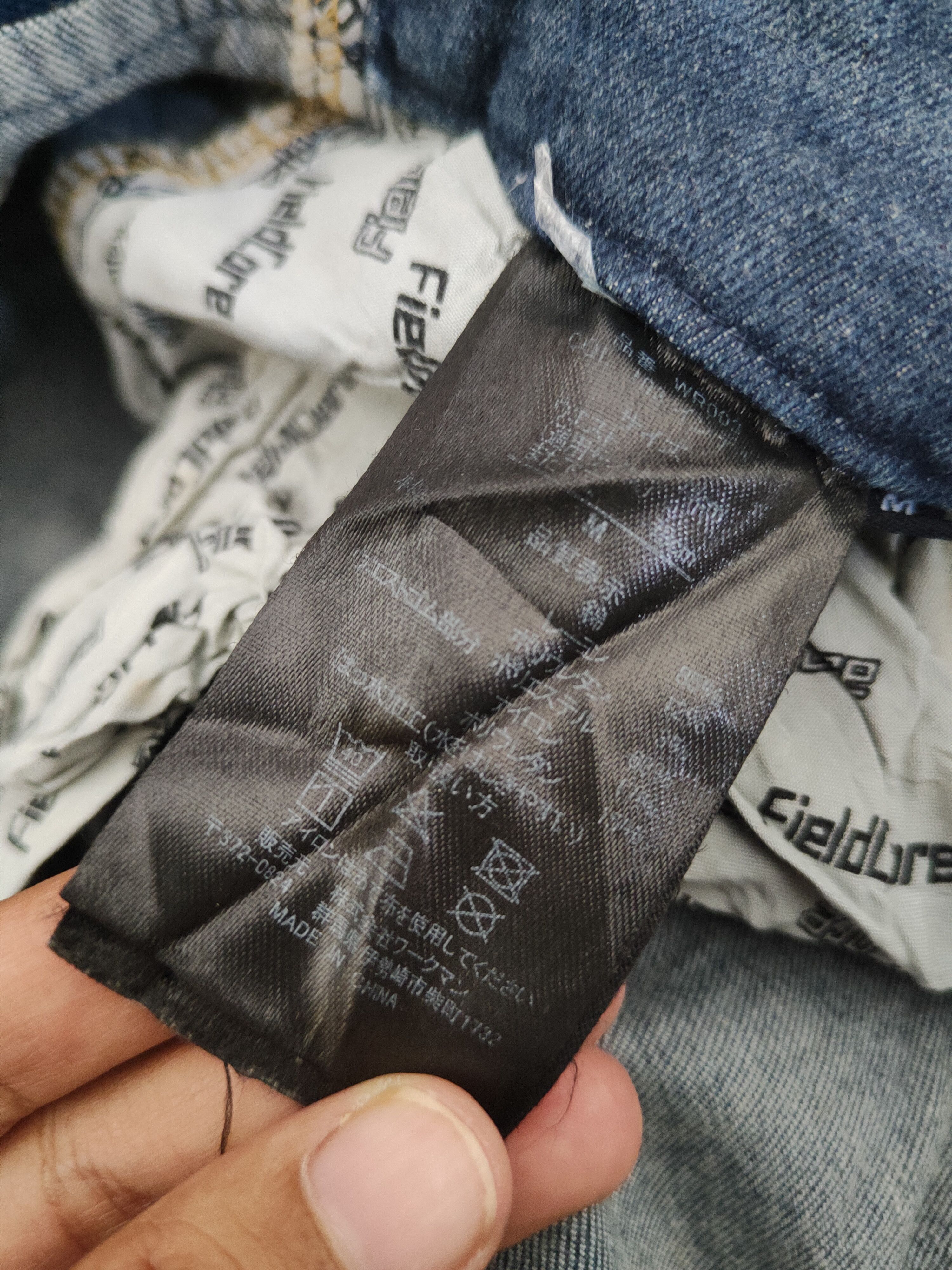 Japanese Brand FieldCore Distressed Ripped cargo denim Jeans #W1861 Size US 30 / EU 46 - 14 Thumbnail