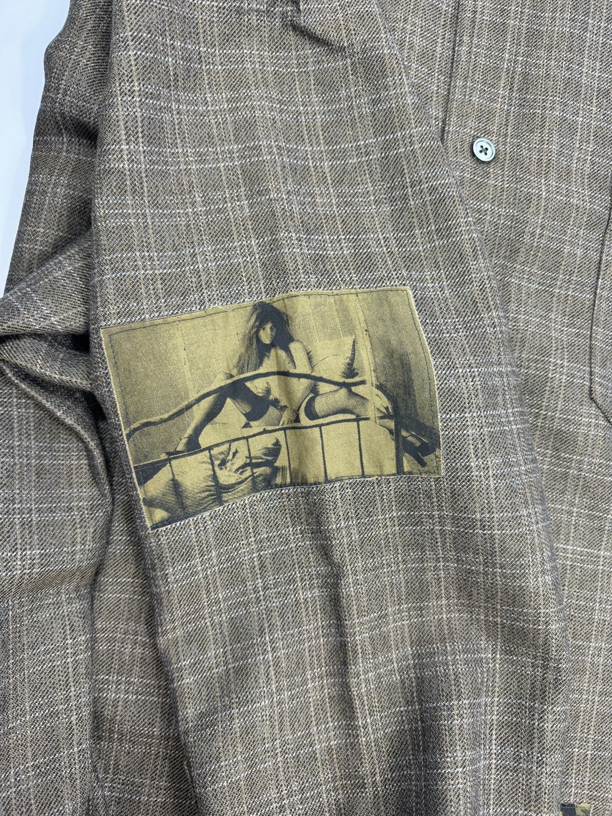 Enfants Riches Deprimes ASSEMBLAGE WOOL FLANNEL SHIRT Size US XXL / EU 58 / 5 - 11 Thumbnail