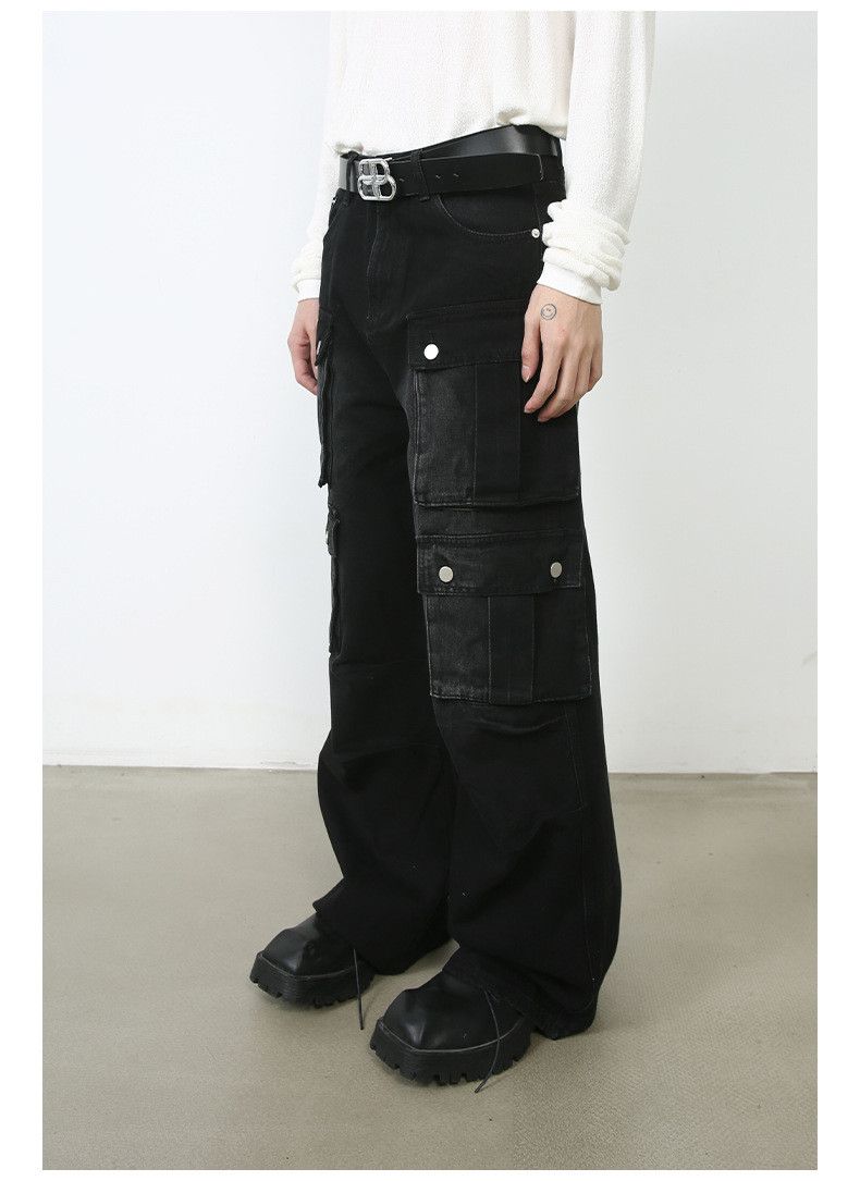Japanese Brand × Jean American retro men's multi-pocket loose straight cargo jeans Size US 33 - 6 Thumbnail
