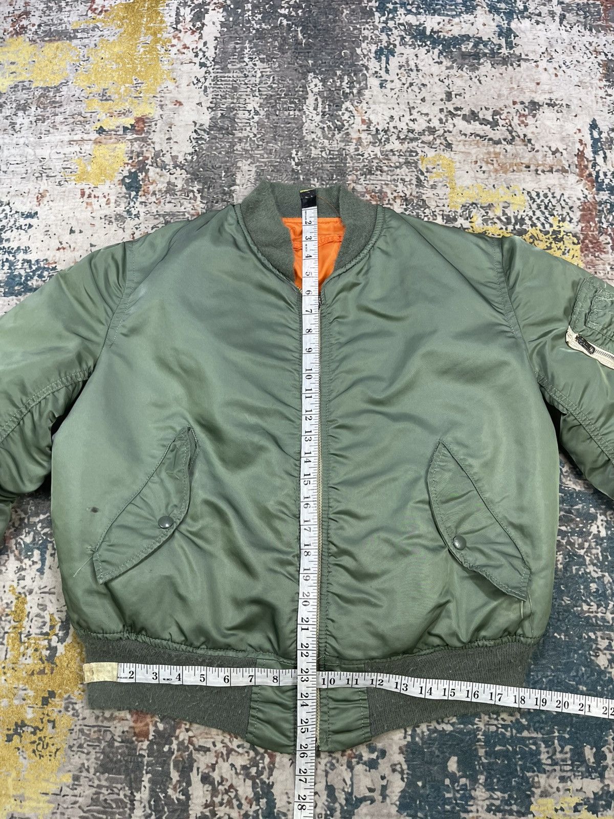 Alpha Industries Vtg Alpha Industries Type MA-1 Flying Bomber Jacket Size US L / EU 52-54 / 3 - 13 Thumbnail