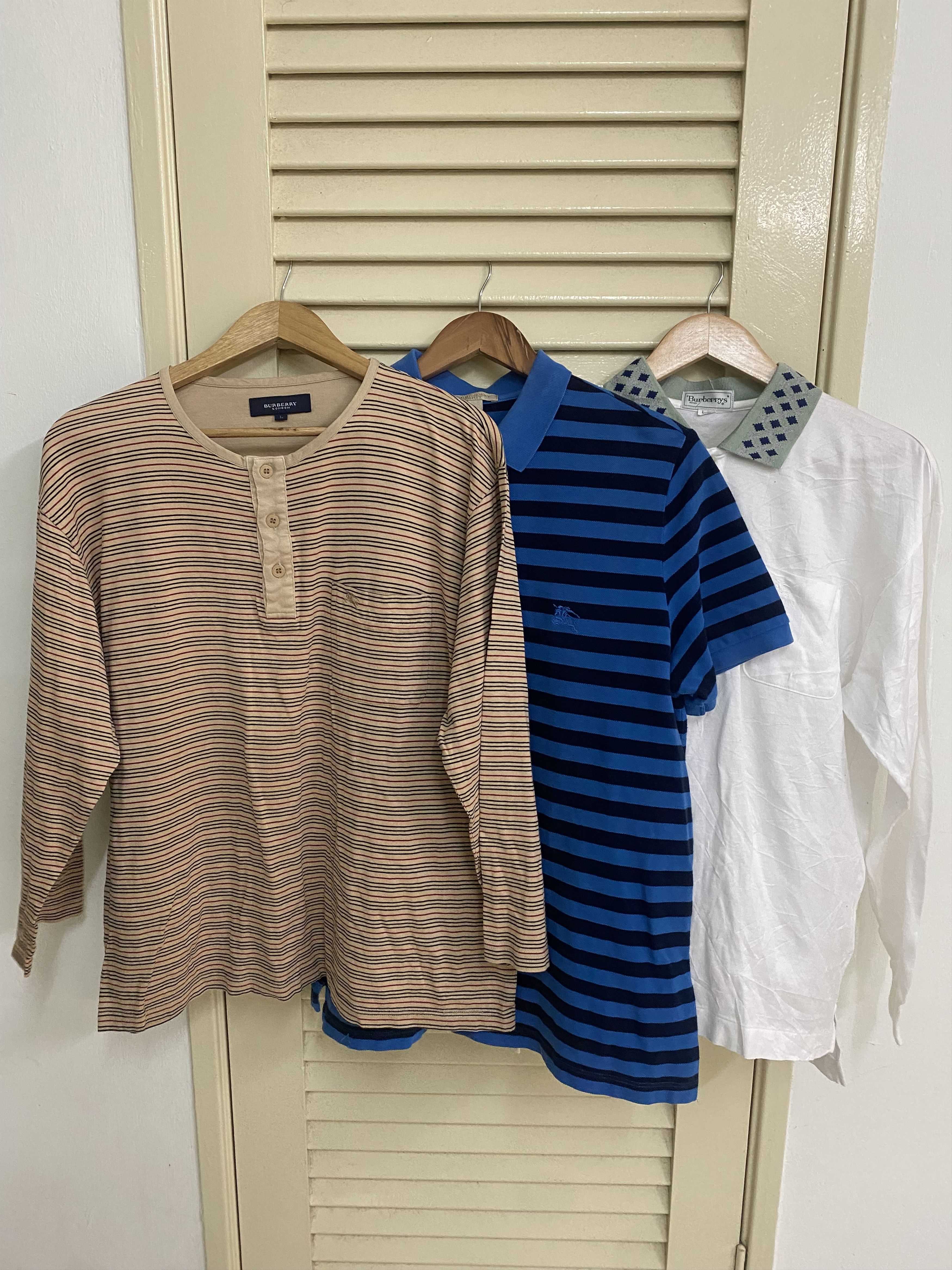 Burberry Lots of 3 Burberry Shirt L Size Size US L / EU 52-54 / 3 - 1 Thumbnail