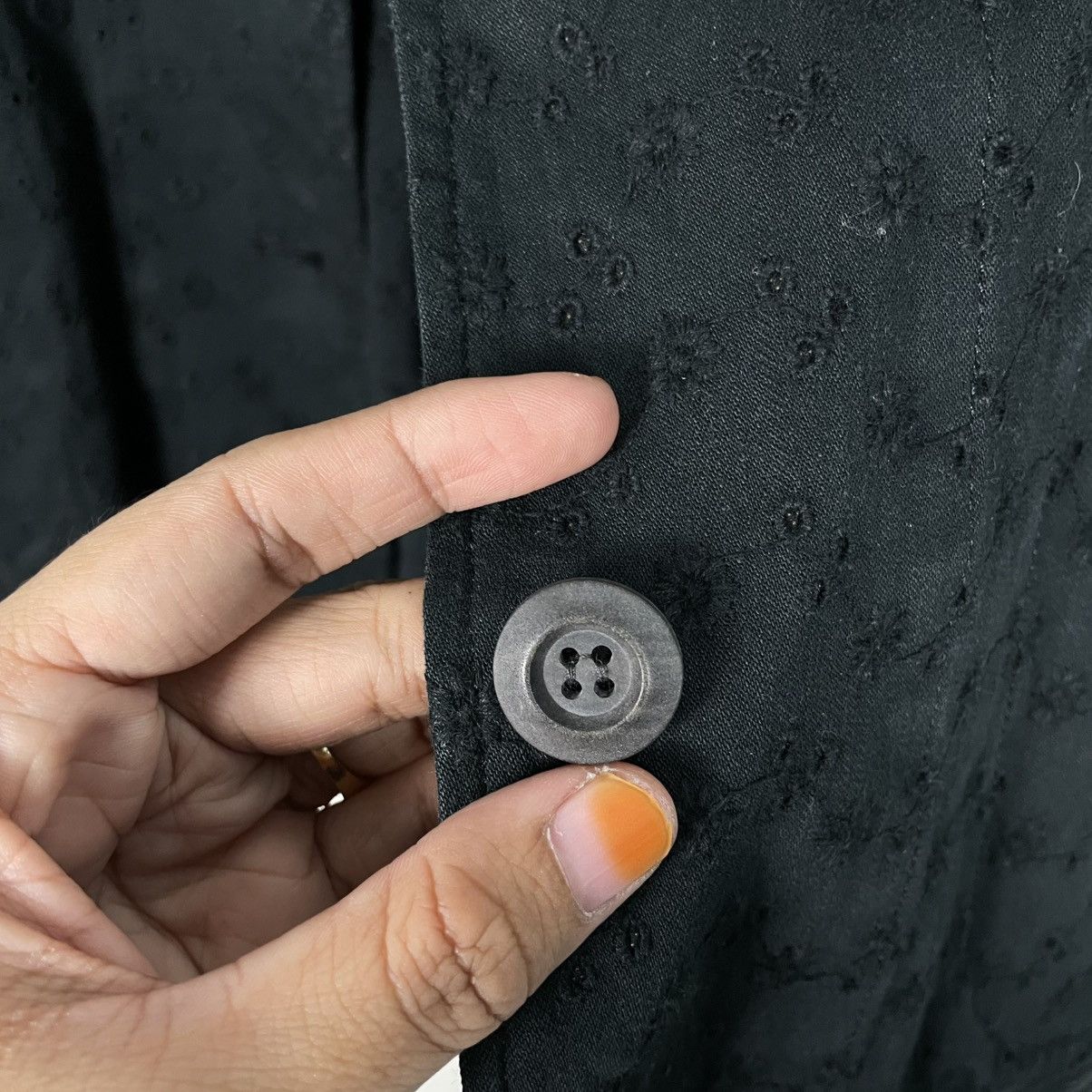 Japanese Brand Naiku Black Jacket