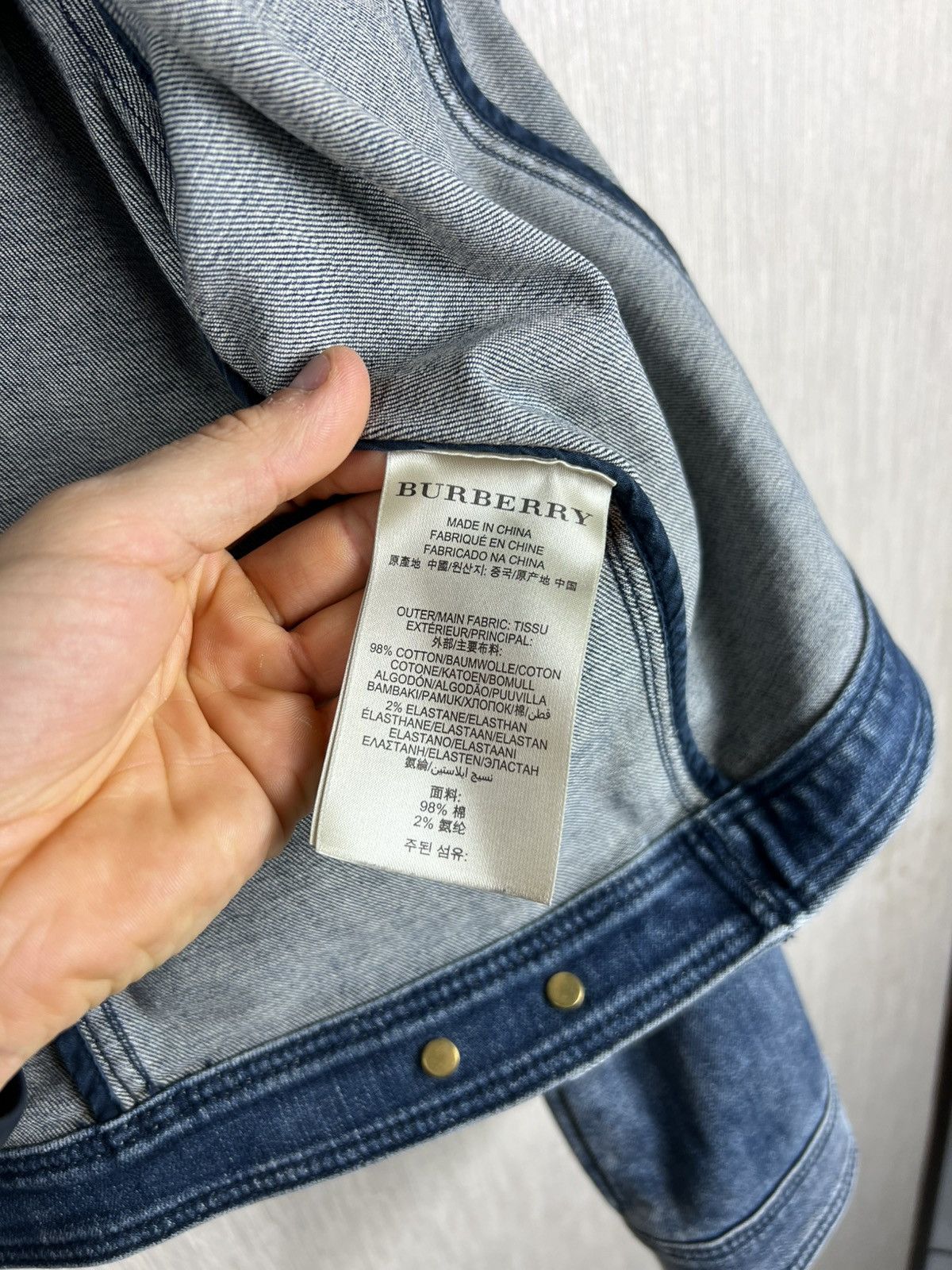 Burberry Burberry Brit denim jacket jeans old money luxury washed Size XL / US 12-14 / IT 48-50 - 21 Thumbnail