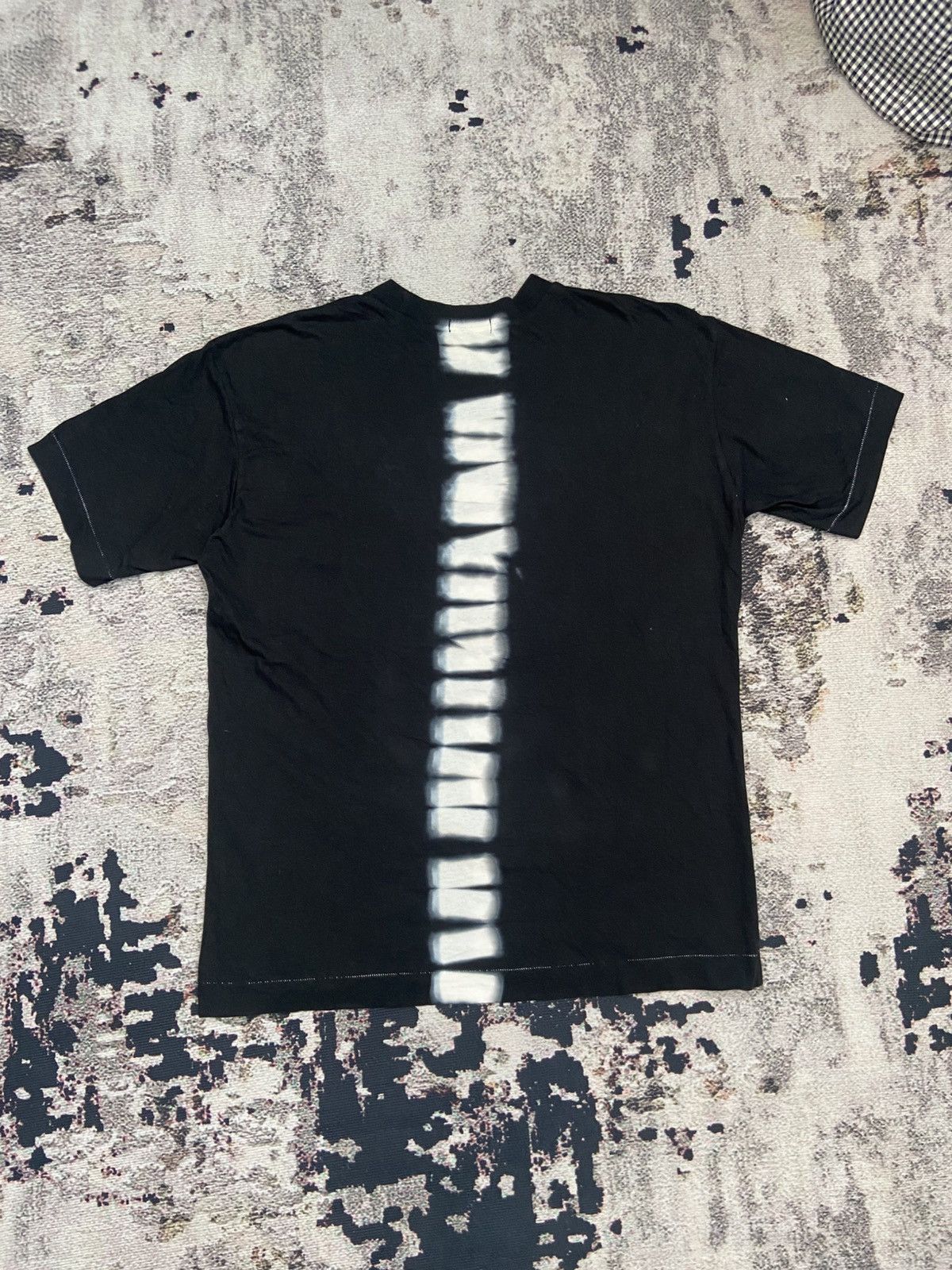 Issey Miyake Issey Miyake Tee — Black Vertical Bleach Stripe Size US M / EU 48-50 / 2 - 8 Thumbnail