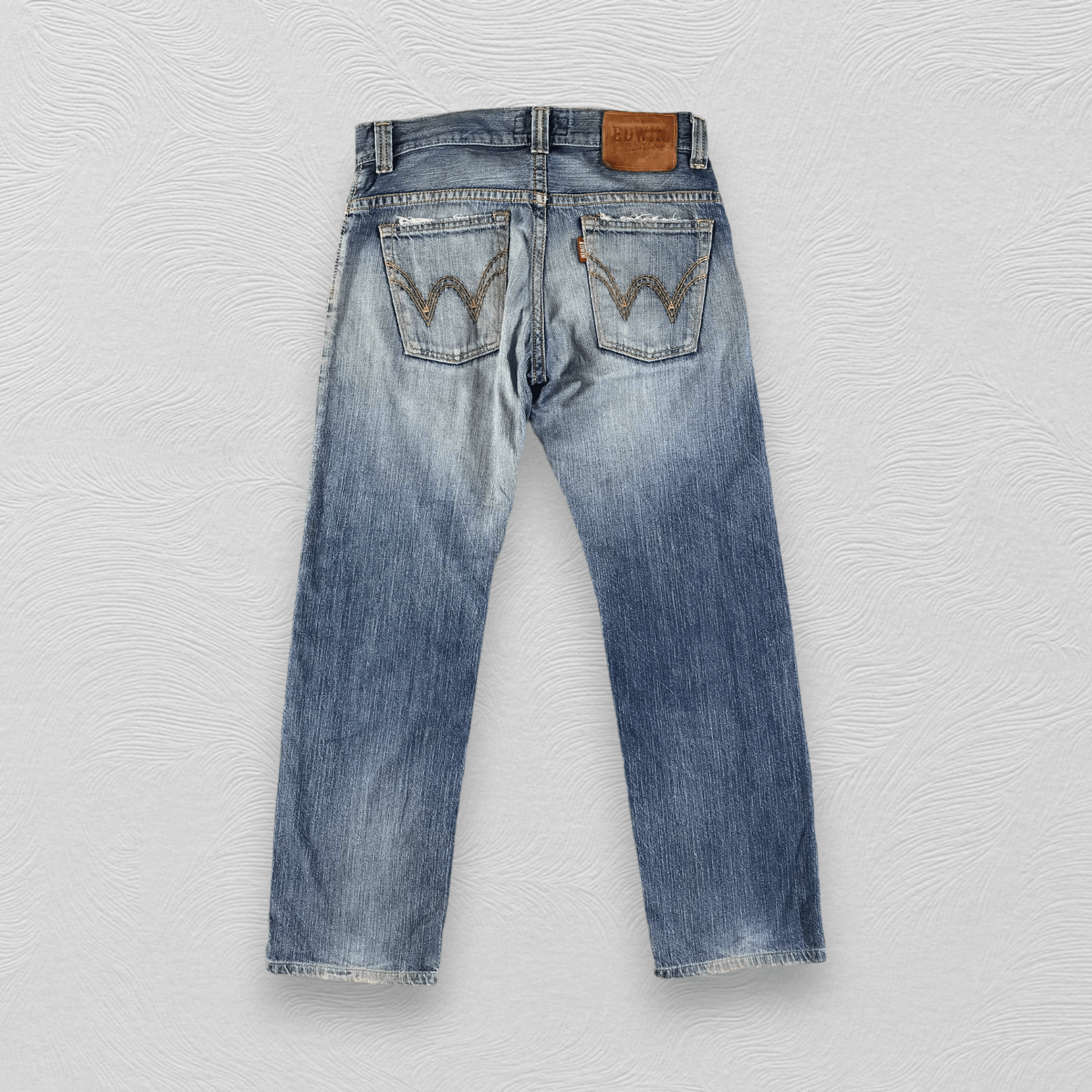 Edwin Edwin XV Jeans Faded Blue Denim KJ1848 Size US 30 / EU 46 - 2 Thumbnail