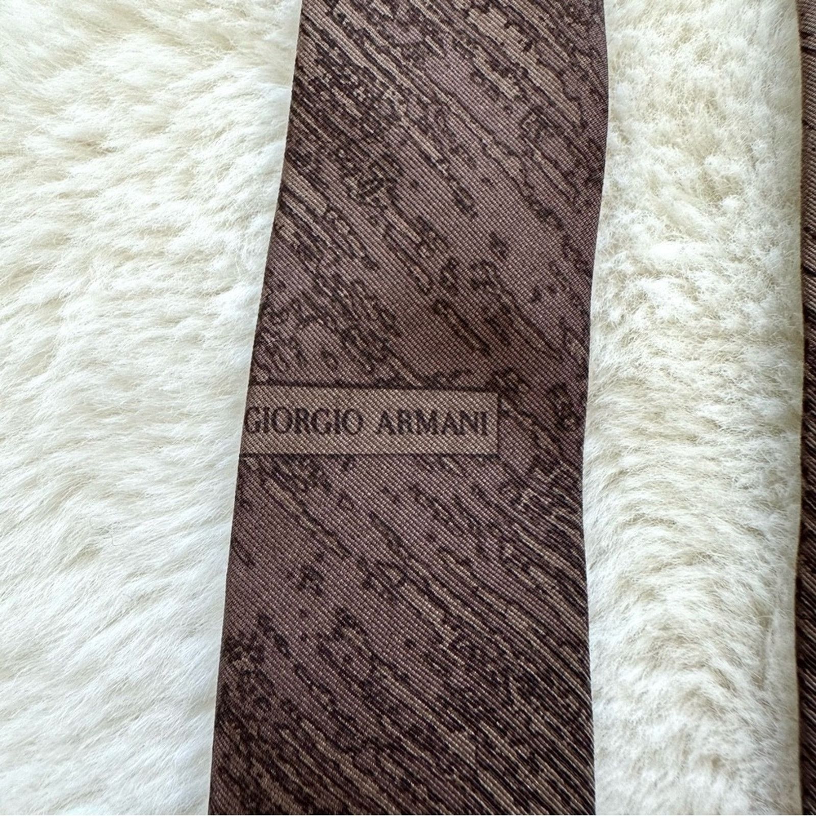 Armani Collezioni NWT!! Armani Collezione men silk tie Retail 225$ Size ONE SIZE - 2 Thumbnail