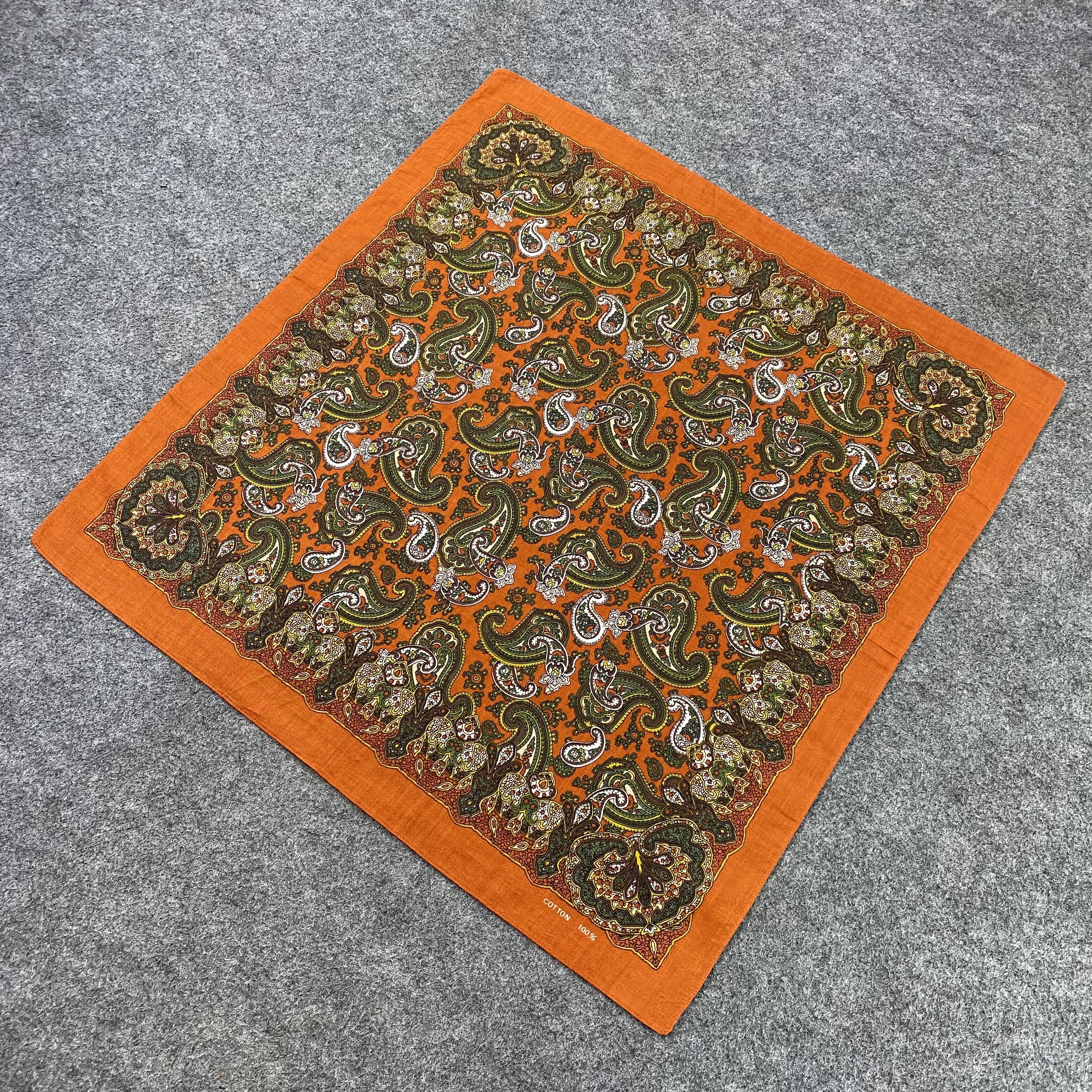Japanese Brand Paislee Handkerchief / Bandana / Neckerchief-B1424 Size ONE SIZE - 2 Thumbnail