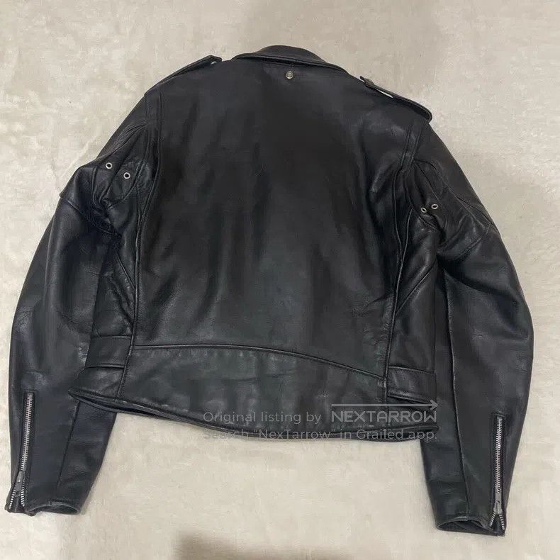 Schott Cable-stayed leather jacket