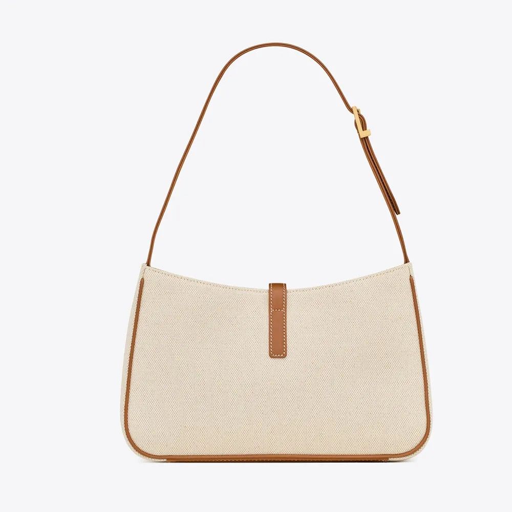 Saint Laurent Paris o1bcso1str0325 Size: OS/Le 5A 7 In Canvas in White Size ONE SIZE - 2 Thumbnail