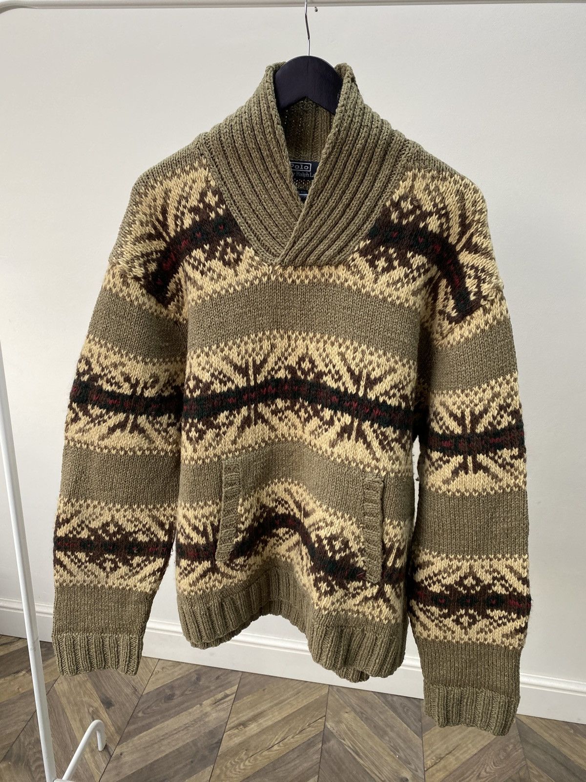 Polo Ralph Lauren Vintage Polo Ralph Lauren Hand Knit Wool Blend Sweater Size US XXL / EU 58 / 5 - 3 Thumbnail