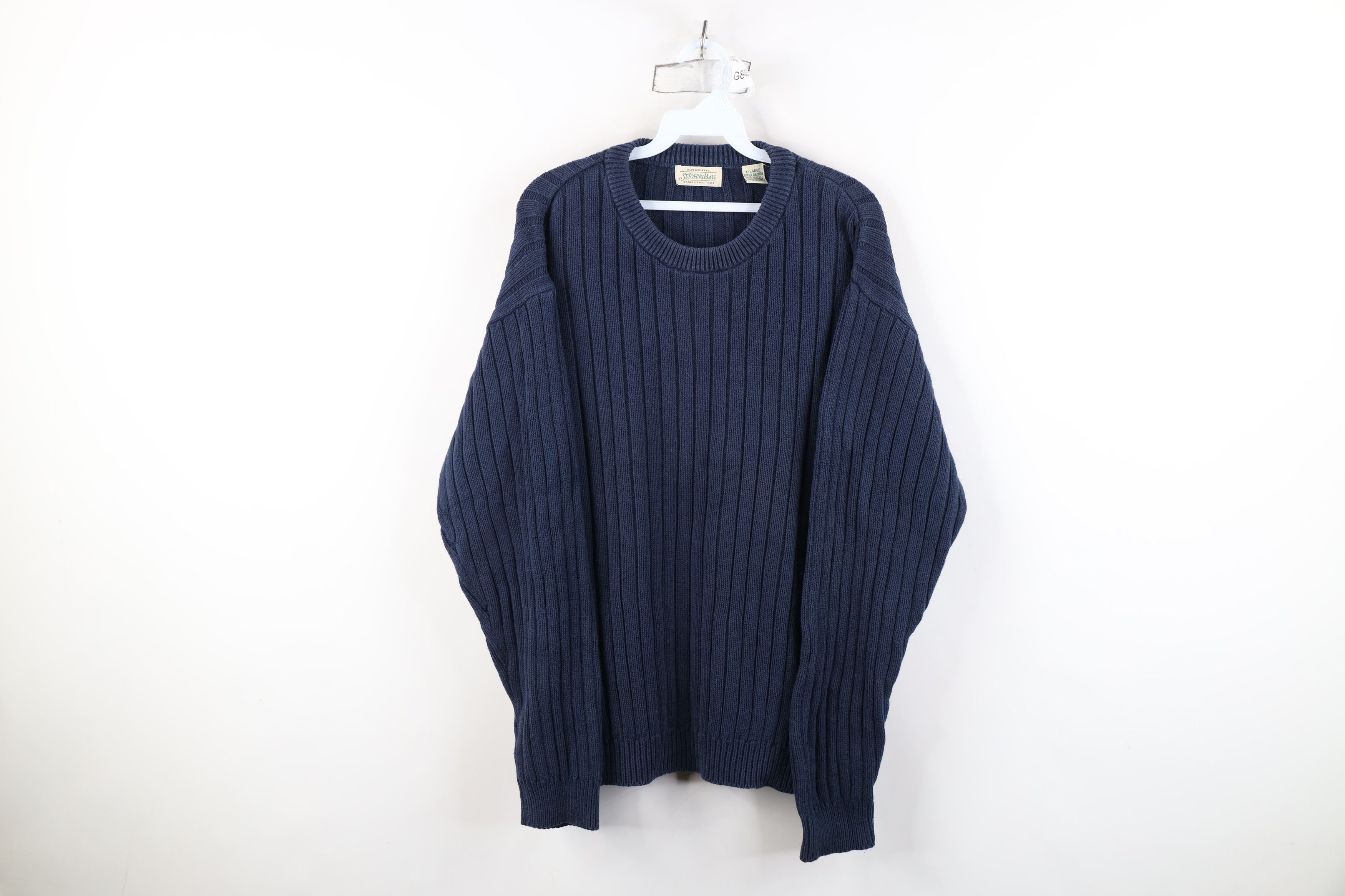 Vintage Vintage 90s Streetwear Heavyweight Ribbed Knit Sweater Size US XL / EU 56 / 4 - 1 Thumbnail