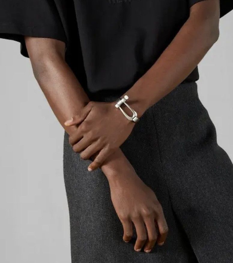 Gucci GUCCI Horsebit Bangle Bracelet 7" Sterling Silver 925 Auth Size ONE SIZE - 3 Thumbnail