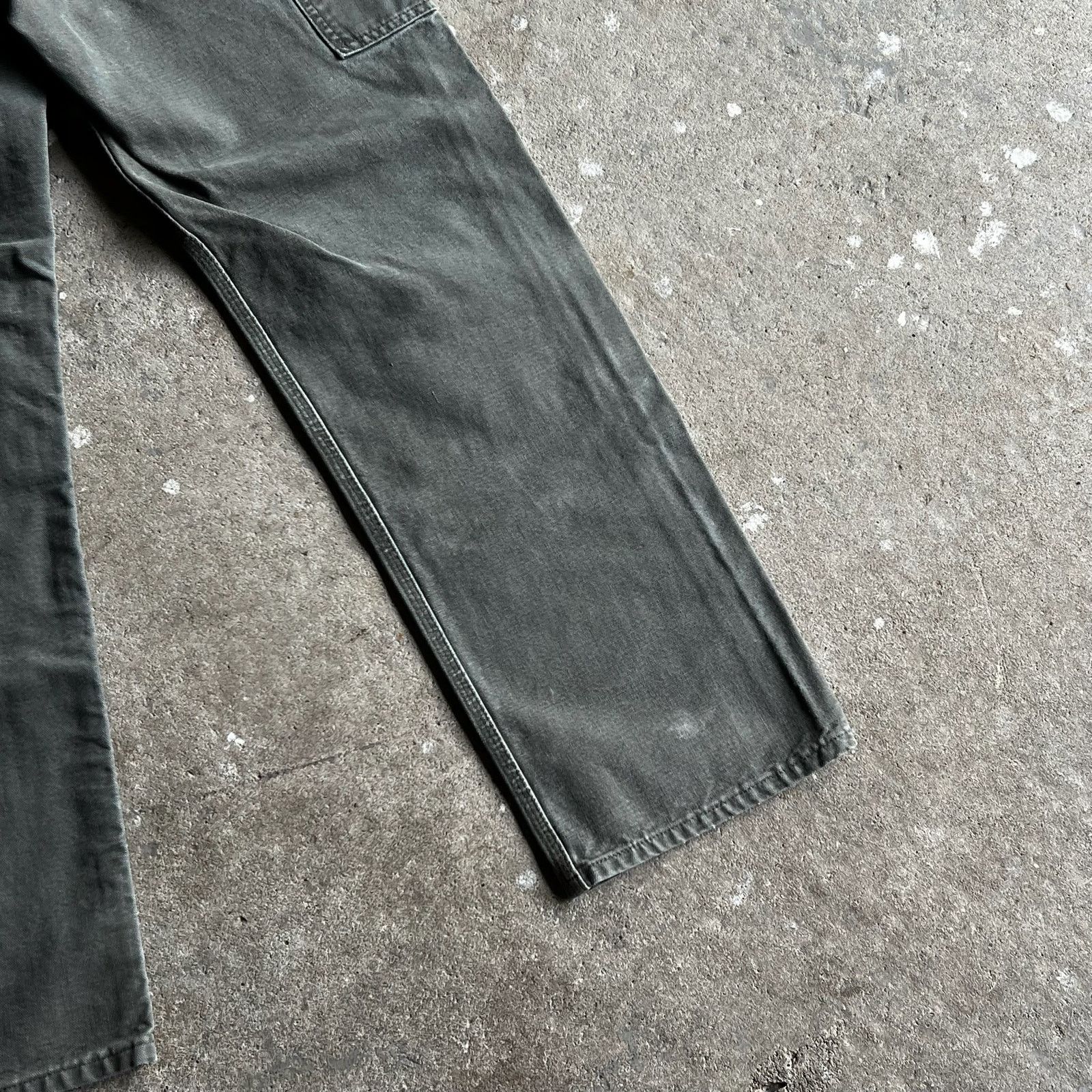 Carhartt × Vintage Carhartt green double knee work wear carpenter pants Size US 27 - 9 Thumbnail