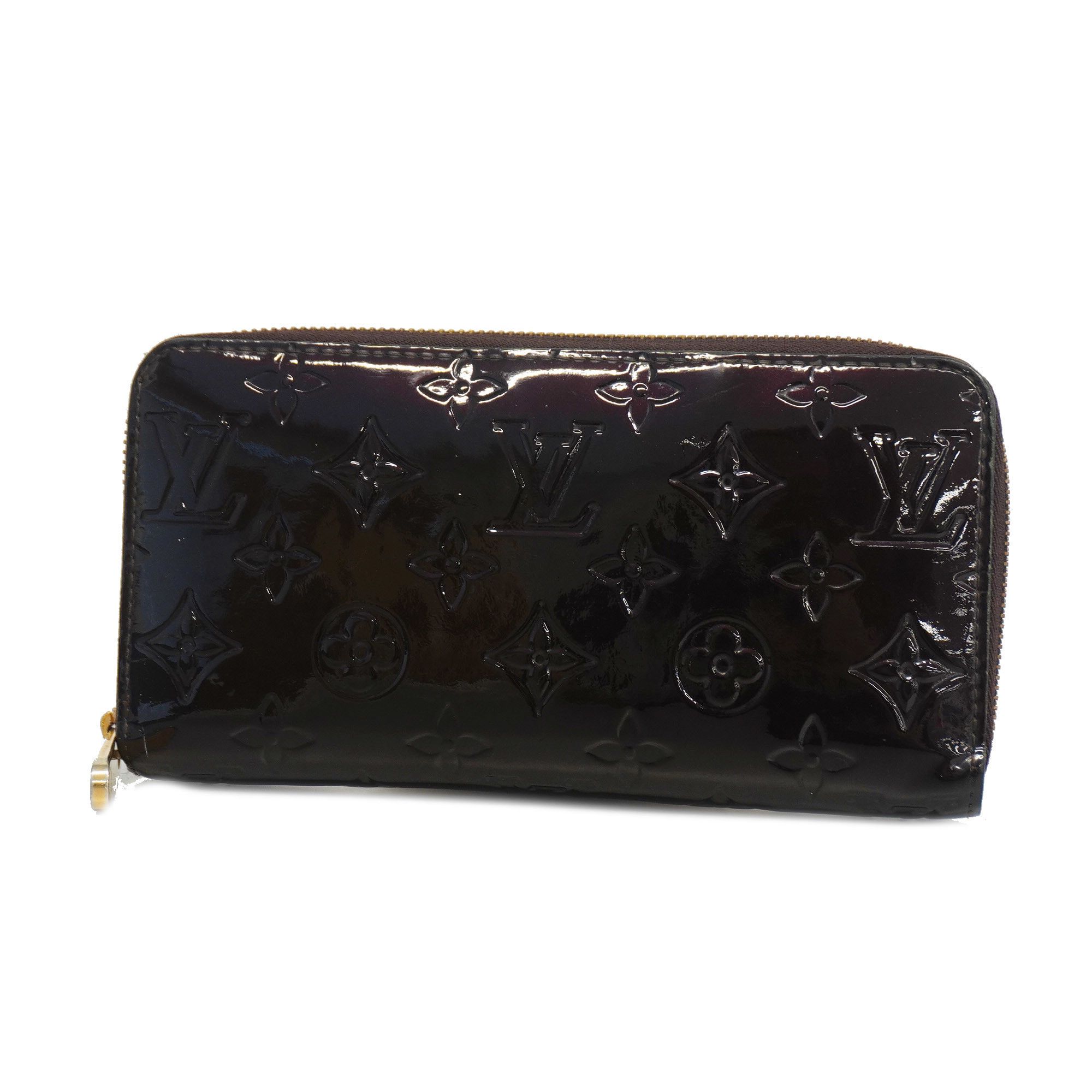 Louis Vuitton Vernis Zippy Wallet M93522 Women's Vernis Long Wallet  (bi-fold) Amarante
