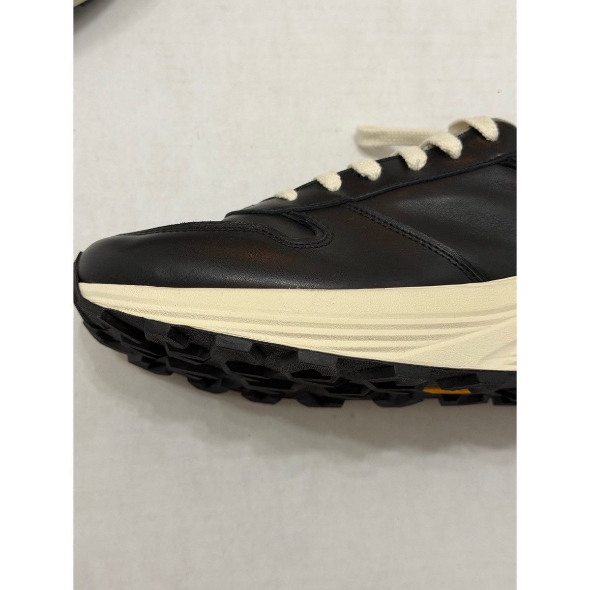 Common Projects COMMON PROJECTS PREMIUM RUNNER BLACK SNEAKER Size US 9 / EU 42 - 11 Thumbnail