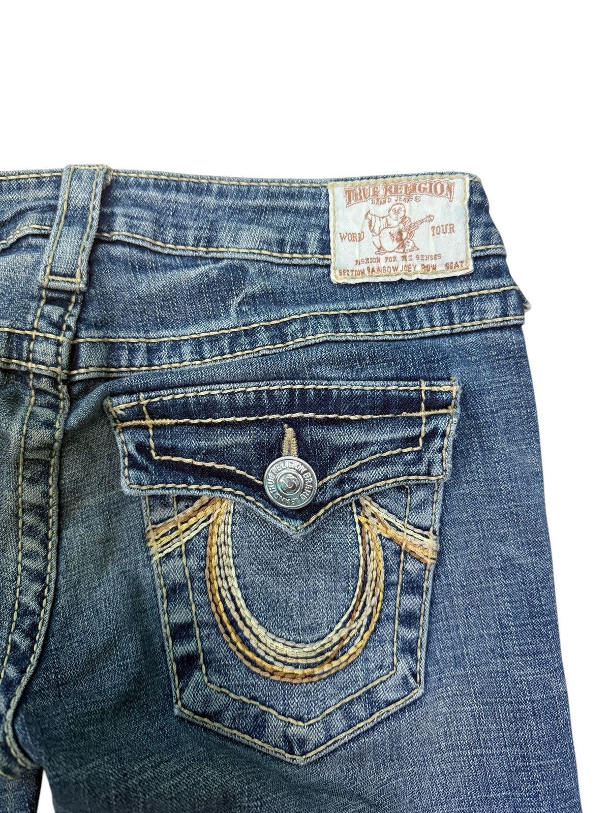 True Religion × Vintage VINTAGE TRUE RELIGION FLARE JEANS Size 28" / US 6 / IT 42 - 8 Thumbnail