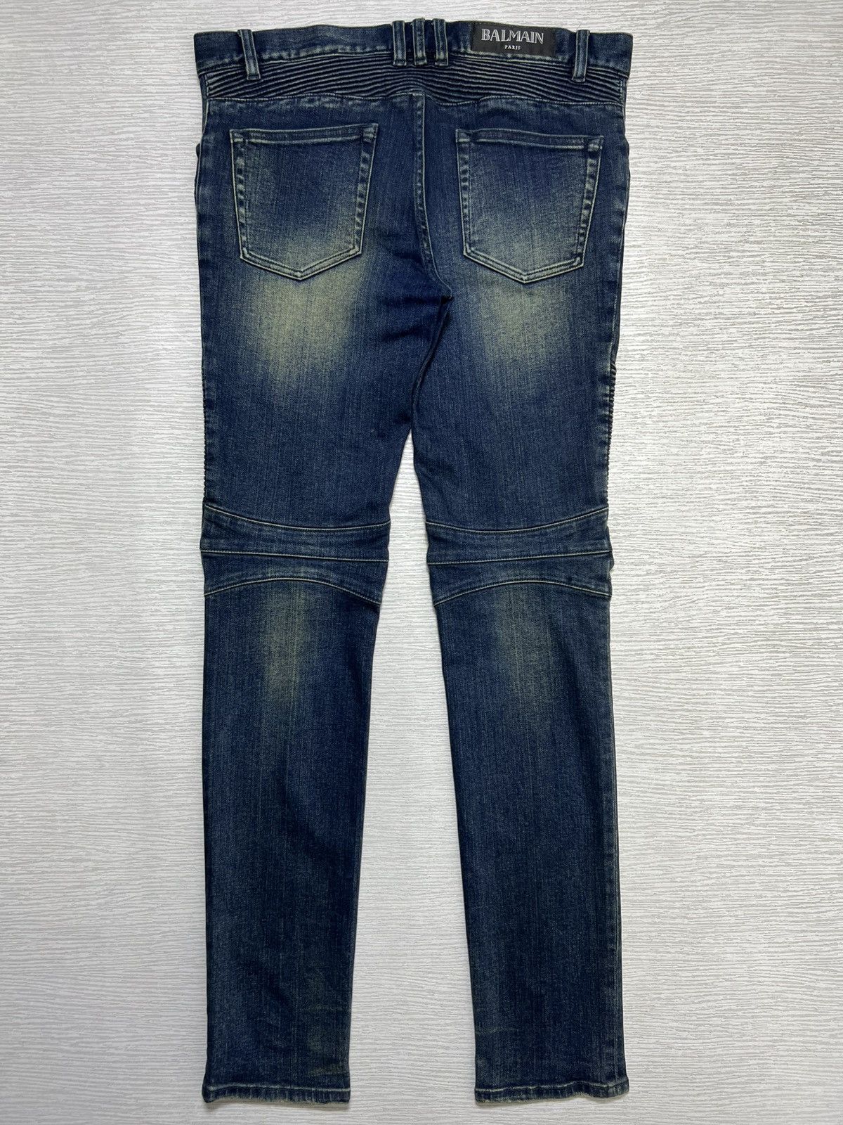 Balmain Balmain - Christophe Decarnin - Washed Biker Jeans Size US 30 / EU 46 - 2 Thumbnail