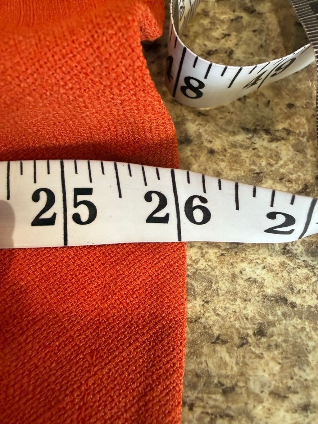 Anne Klein Women's Anne Klein Orange Midi Skirt with Ruffle Hem Size 14 Size 36" / US 14 / IT 50 - 5 Thumbnail
