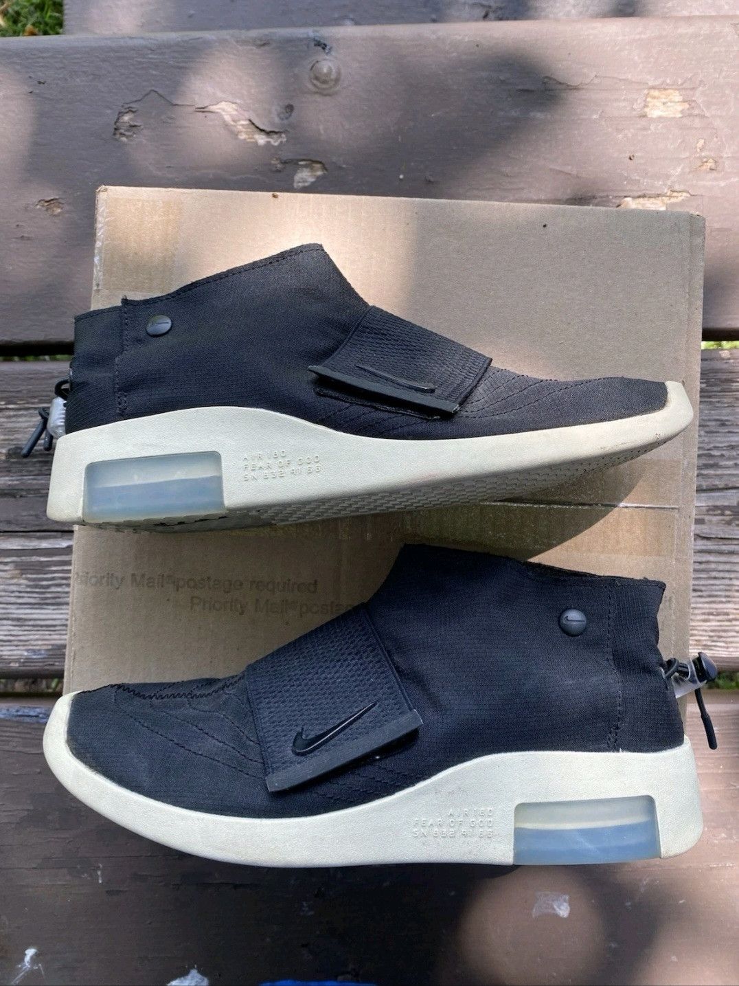 Fear of God Air Fear Of God Moc Black AT8086002 Size 8.5 Men Size US 8.5 / EU 41-42 - 3 Thumbnail