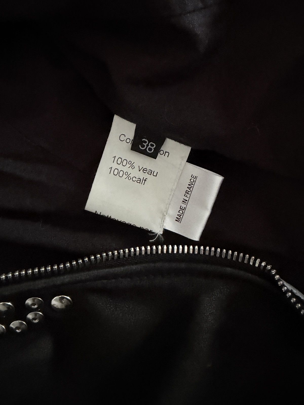 Balmain BALMAIN 11SS Studded Biker Jacket by Christophe Decarnin Size US XS / EU 42 / 0 - 6 Thumbnail