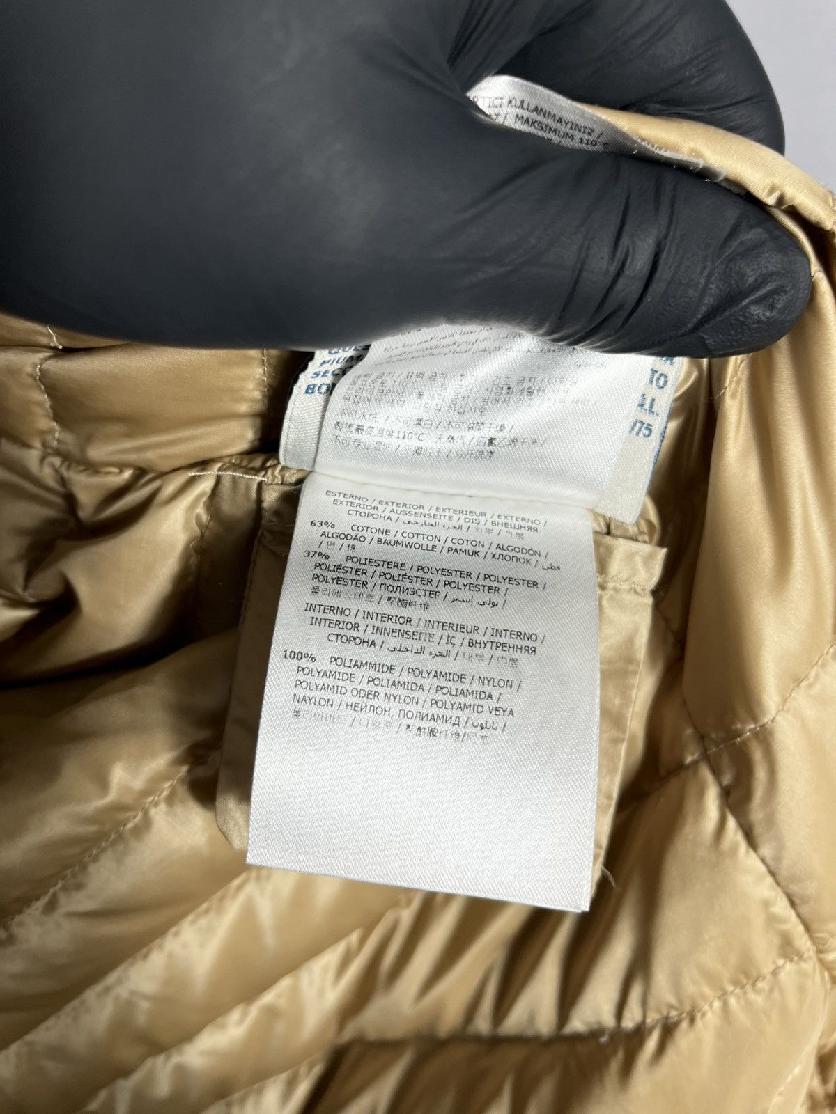 Moncler Moncler Ligneville Giubbotto Womans Down Jacket Zip Black Size L / US 10 / IT 46 - 13 Thumbnail