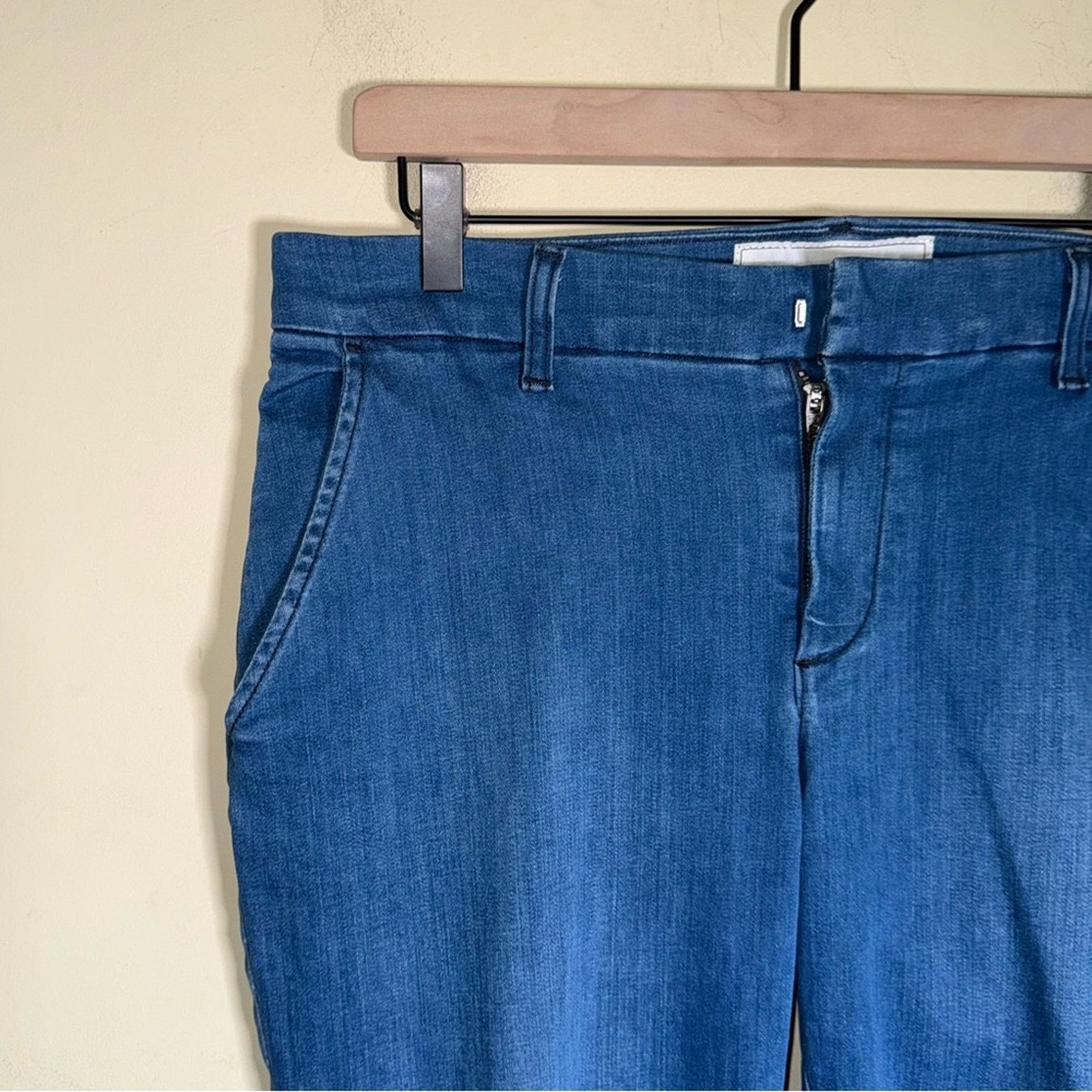 Frank & Eileen FRANK & EILEEN Wicklow classic minimal blue denim jeans 10 Size 32" / US 10 / IT 46 - 5 Thumbnail