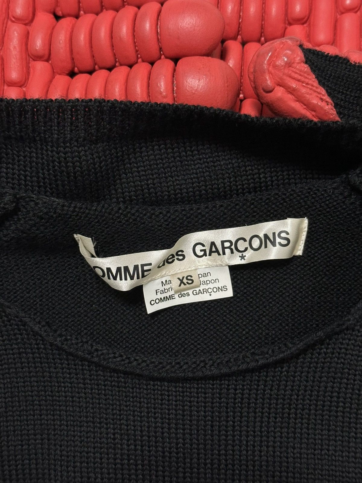 Comme des Garcons COMME DES GARÇONS F/W 2017 Rubber Gloves Knit Sweater Size US XS / EU 42 / 0 - 6 Thumbnail