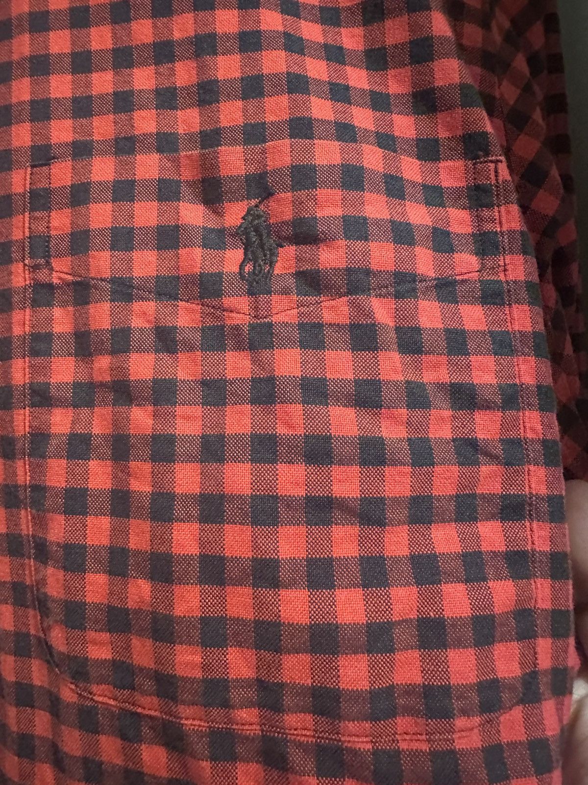 Polo Ralph Lauren Polo Ralph Lauren Red Black Gingham Button Down (XL) Size US XL / EU 56 / 4 - 3 Thumbnail