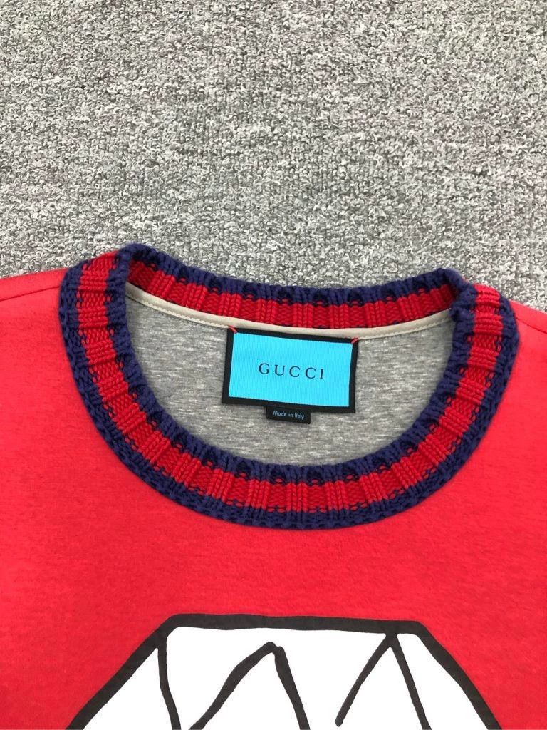 Gucci GucciPrinted space cotton knitted collar sweatshirt 2503-Ne Size US L / EU 52-54 / 3 - 8 Thumbnail