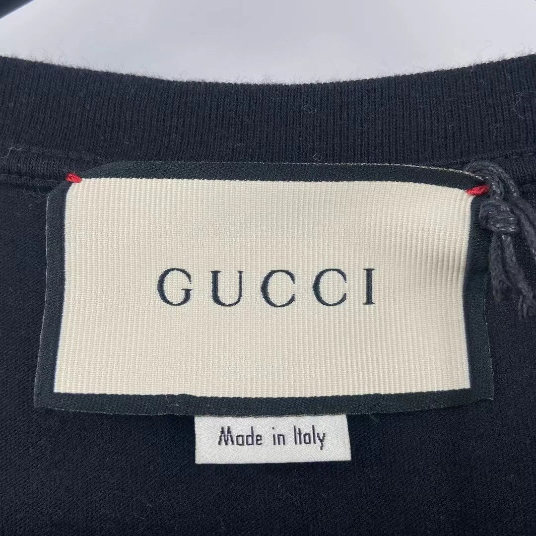 Gucci Gucci black slogan short sleeves Nextarrow-2412 Size US S / EU 44-46 / 1 - 3 Thumbnail