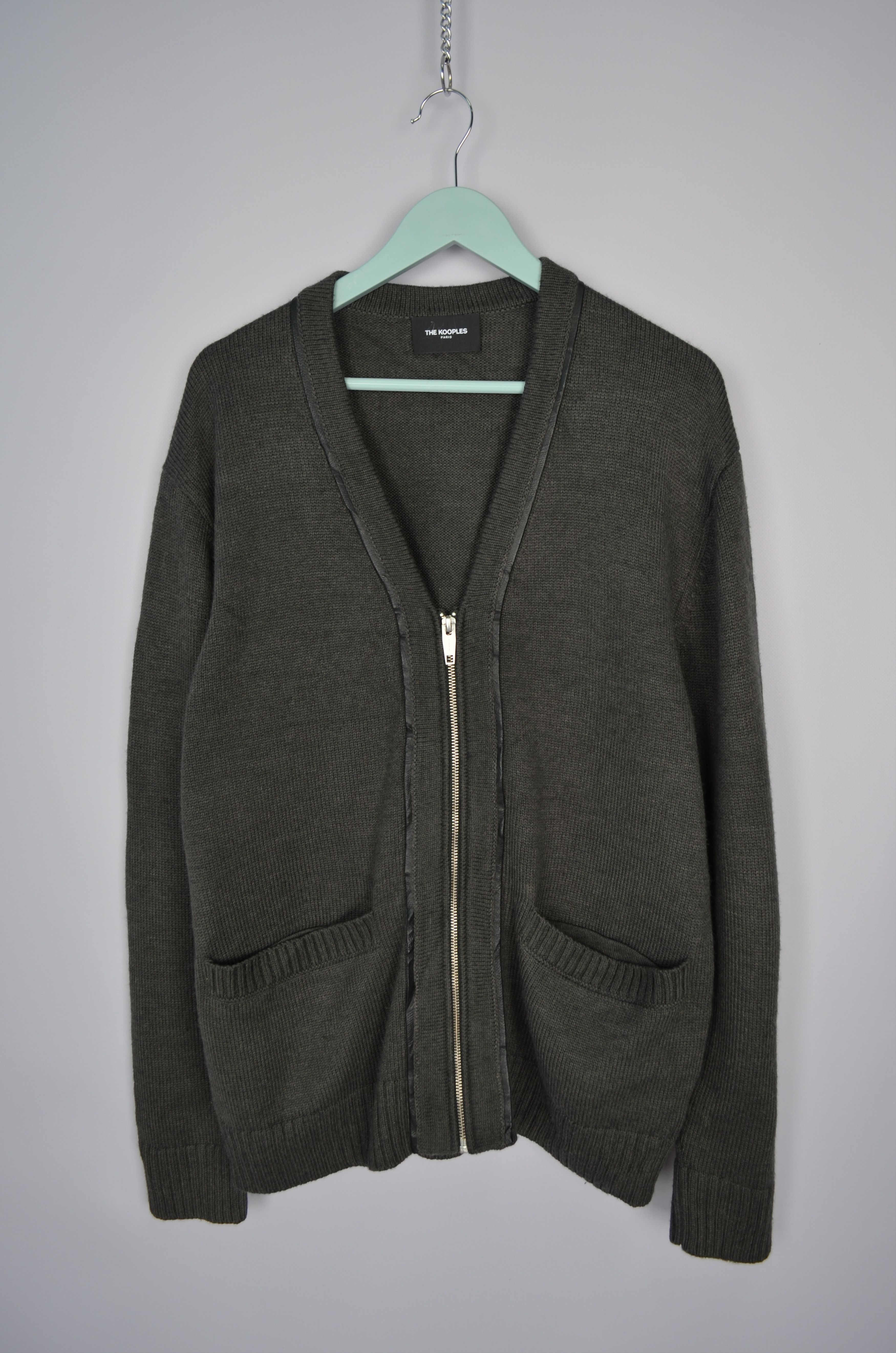 Designer × The Kooples The Kooples Full Zip Wool Blend Knit Jacket Cardigan Sweater Size US M / EU 48-50 / 2 - 10 Thumbnail