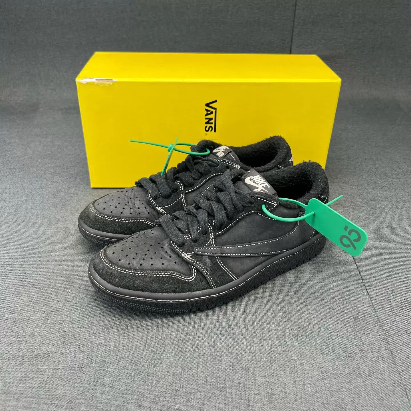 Nike AJ1 Low TS 4.0 Black Samurai Barbed Swoosh Size US 6.5 / EU 39-40 - 1 Thumbnail