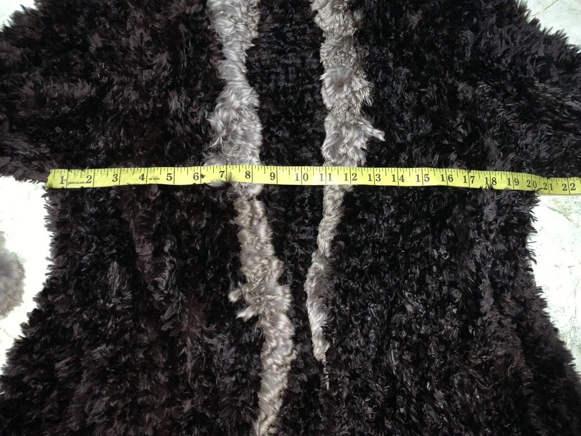 Vintage Paula Lishman Beaver Fur hand knitted coat Size L / US 10 / IT 46 - 9 Thumbnail