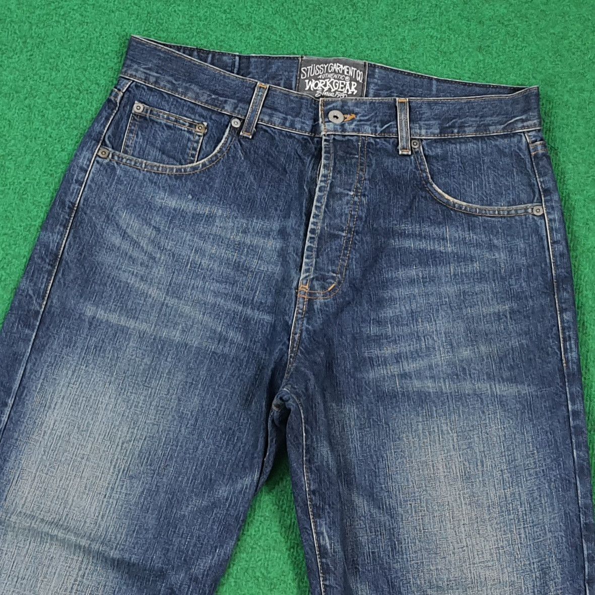 Stussy Vintage Stussy Streetwear Custom Logo Jeans C297N3 Size US 34 / EU 50 - 5 Thumbnail