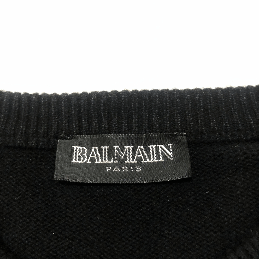 Balmain Balmain Iconic Noir Sweater Size US M / EU 48-50 / 2 - 2 Thumbnail