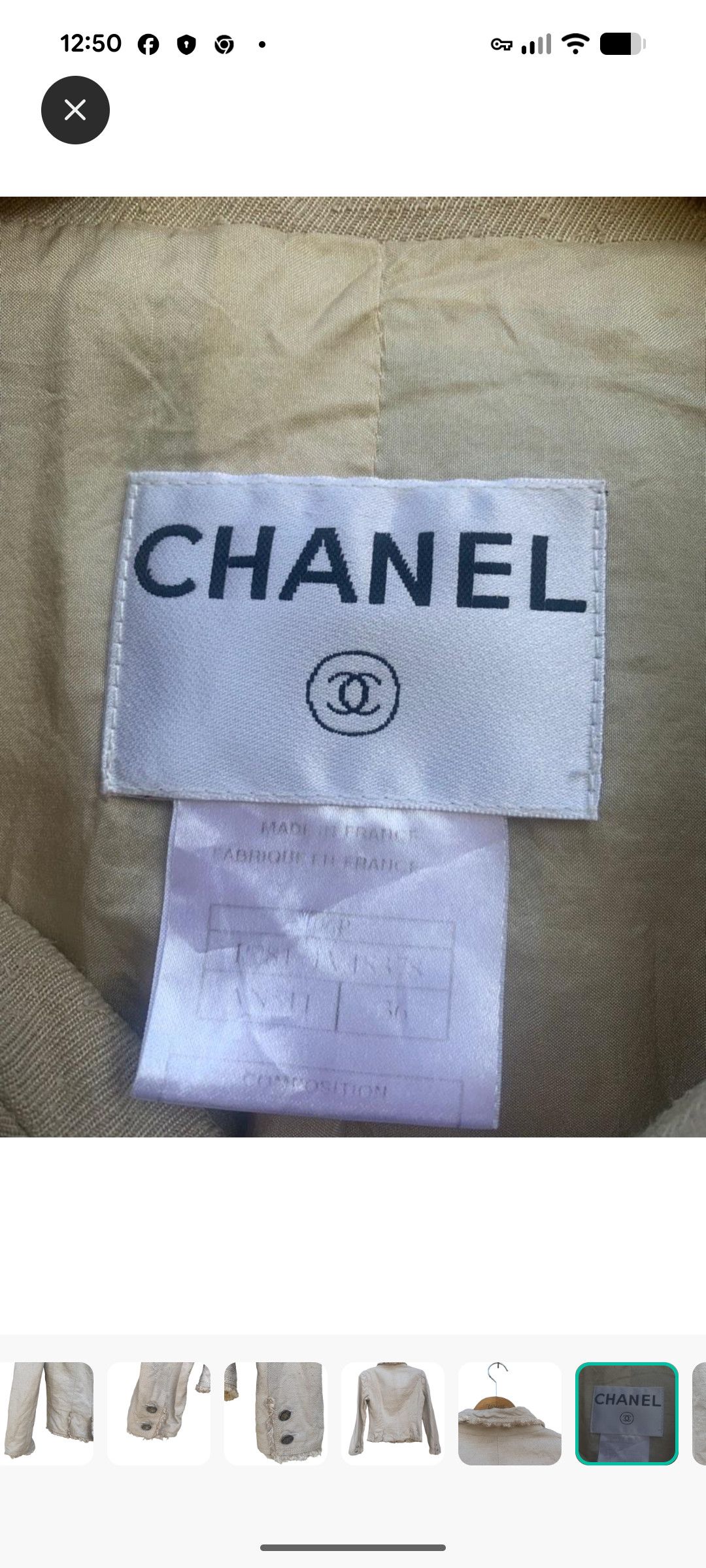 Chanel Vintage 2001 Chanel Silk Jacket Size XS / US 0-2 / IT 36-38 - 3 Thumbnail