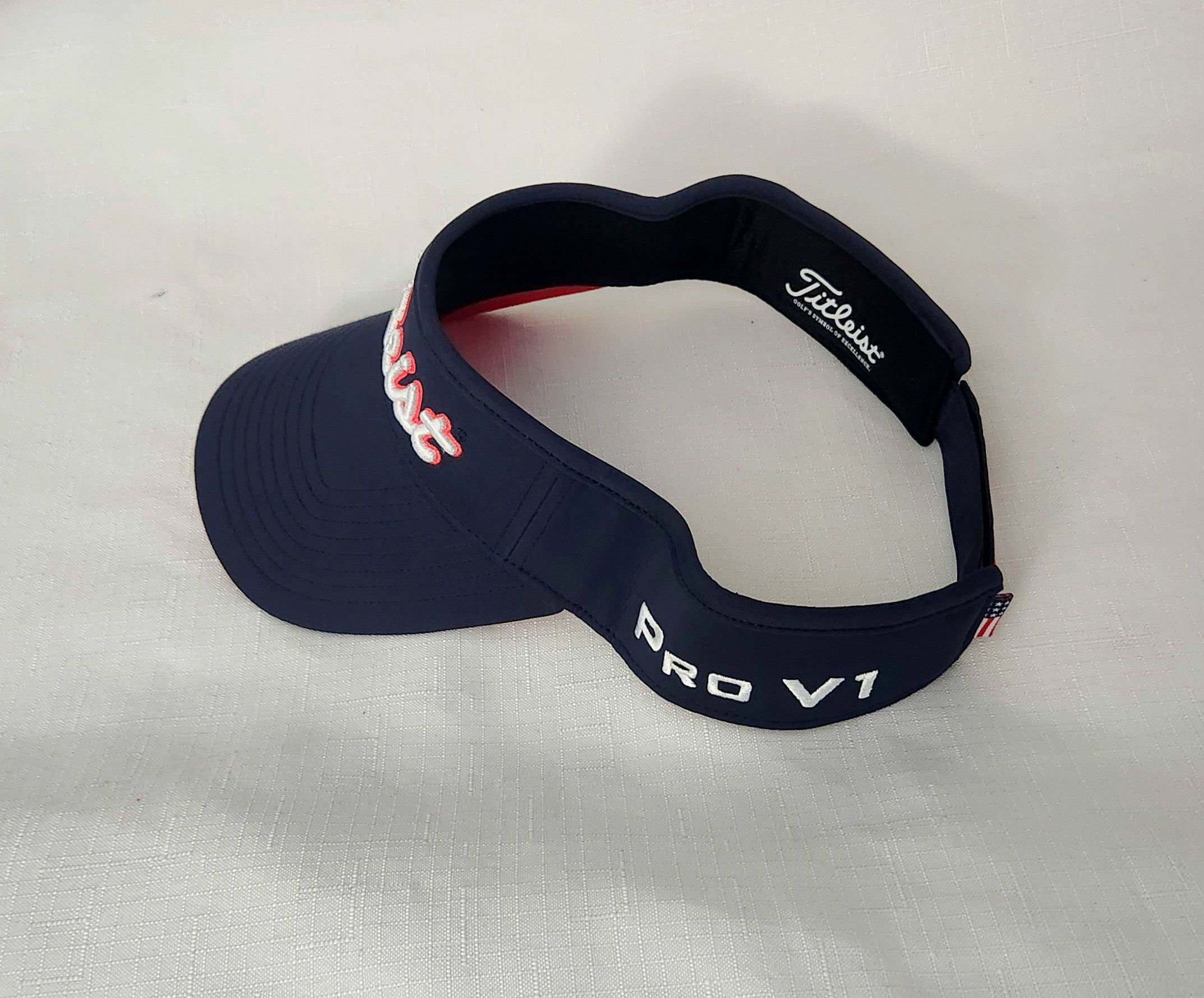 Titleist Titleist Visor Adult Unisex Men Hook & Loop Strapback Hat Size ONE SIZE - 3 Thumbnail