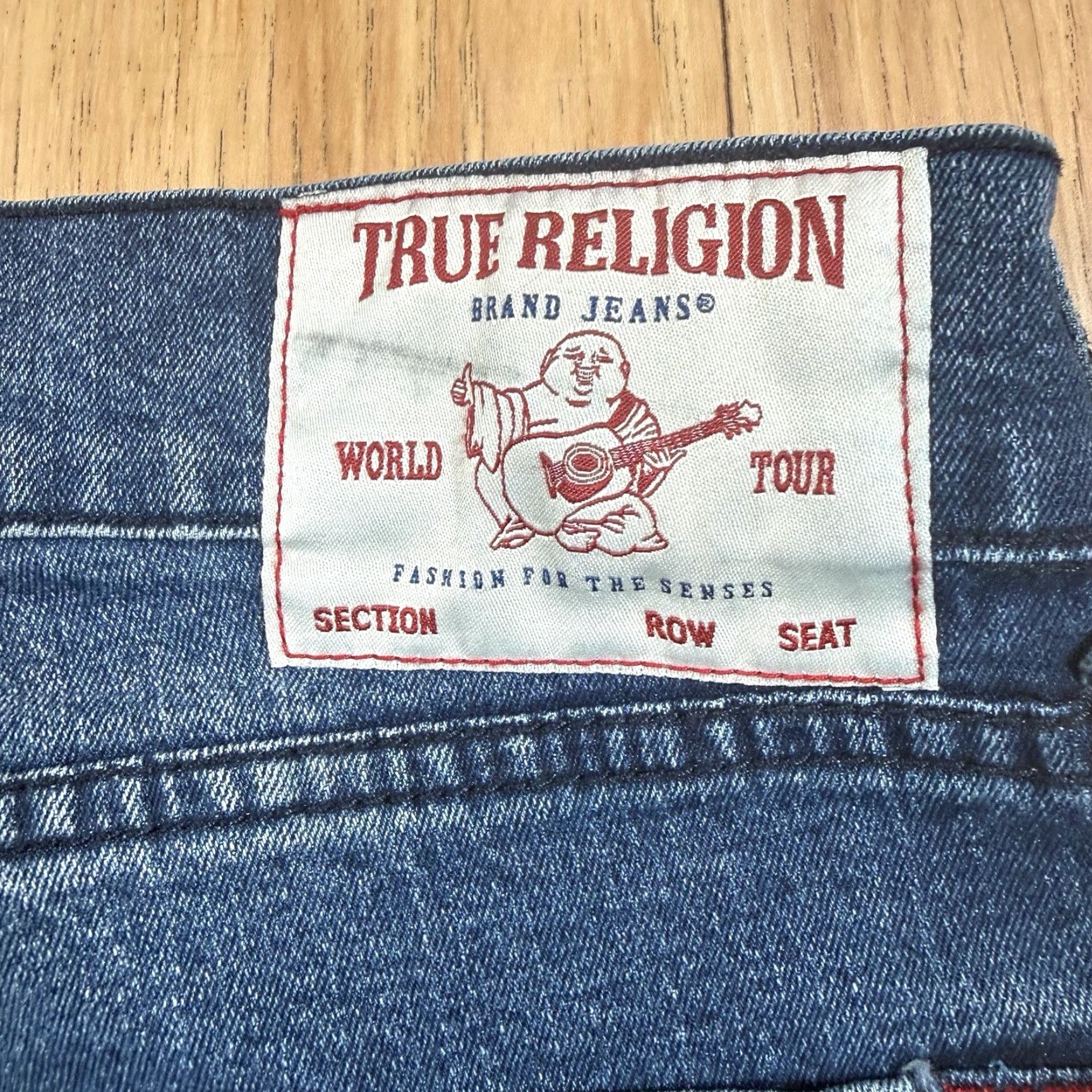 True Religion True Religion Ricky Jeans Mens 34x33 Relaxed Straight Blue Jeans Mens 34 Relaxed Straight Blue Ricky 33 in inseam Size US 34 / EU 50 - 6 Thumbnail
