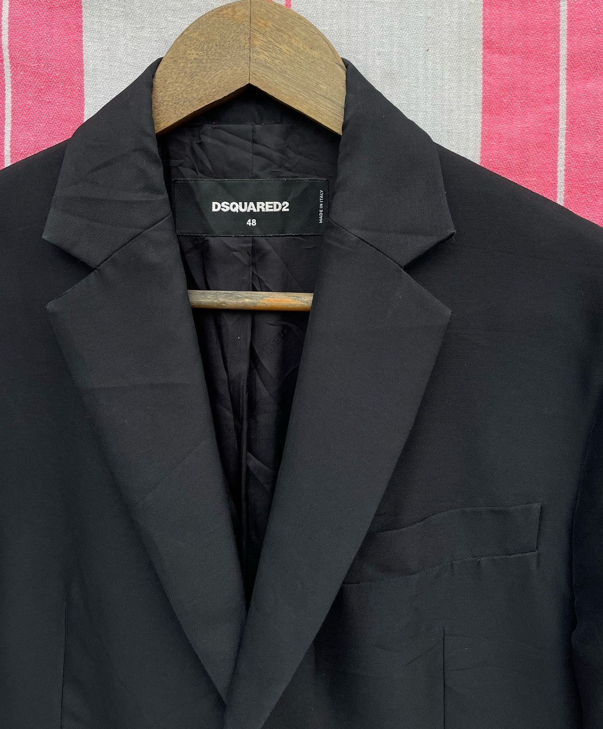 Dsquared2 AW17 DSQUARED2 LAYERED-DESIGN BLAZER DISTRESSED DENIM JACKET Size US M / EU 48-50 / 2 - 8 Thumbnail
