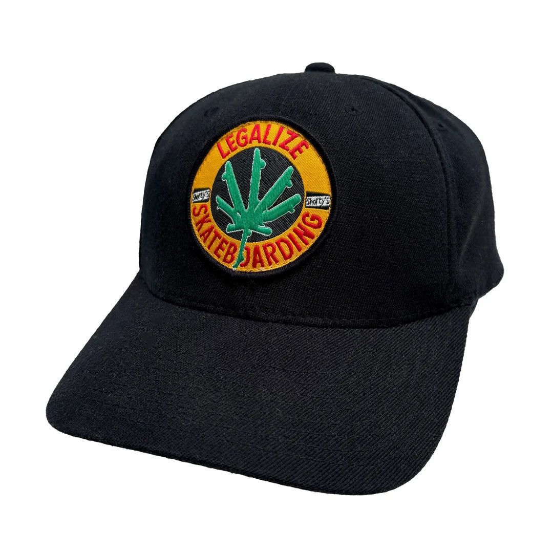 Shorty's Skateboards Shorty’s 1990 90s Vintage Legalize Skateboarding Cap Hat Size ONE SIZE - 1 Thumbnail