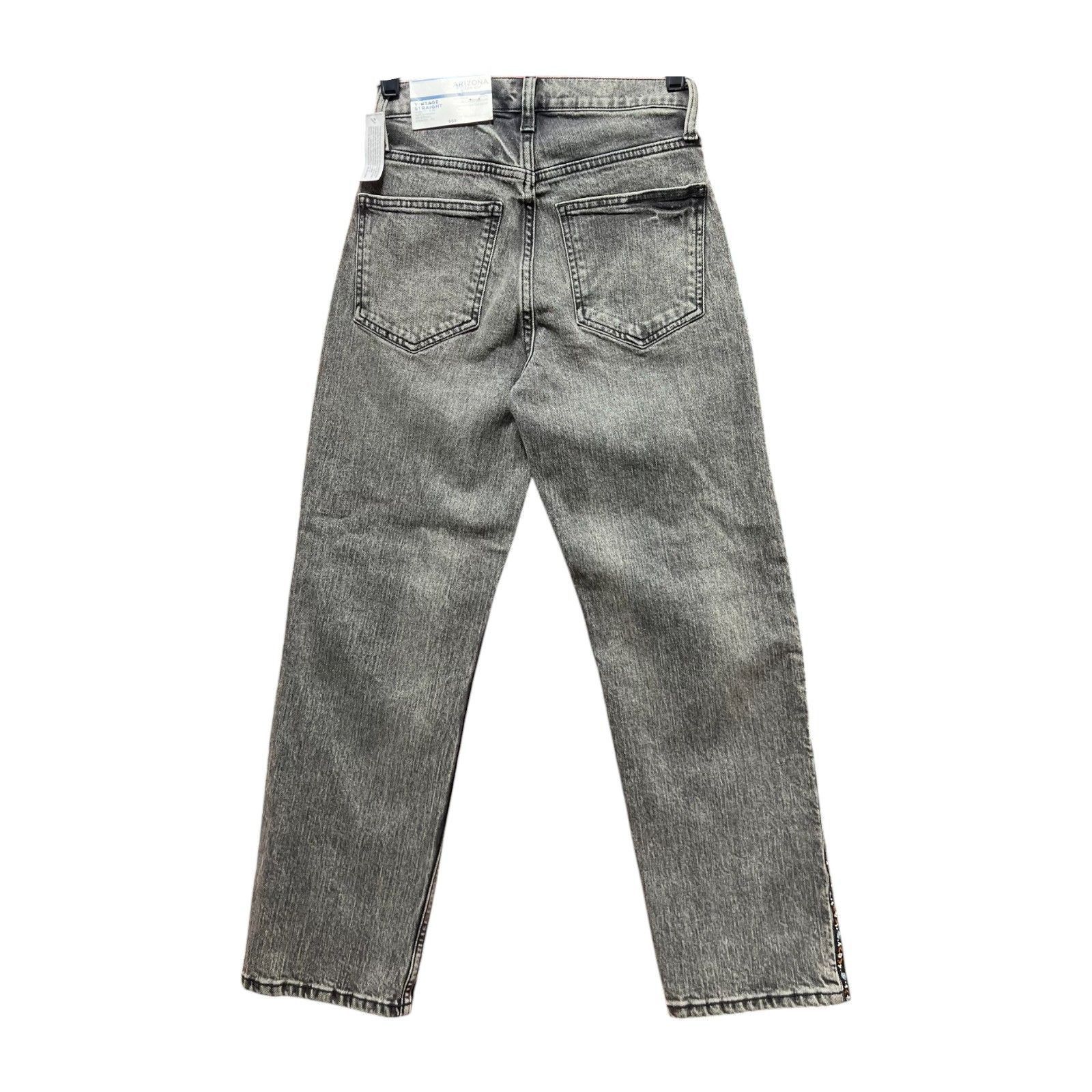 Arizona Jean Co. Arizona - Juniors Women's Vintage Highest Rise Straight Leg Size 25" / US 0 / IT 36 - 4 Thumbnail