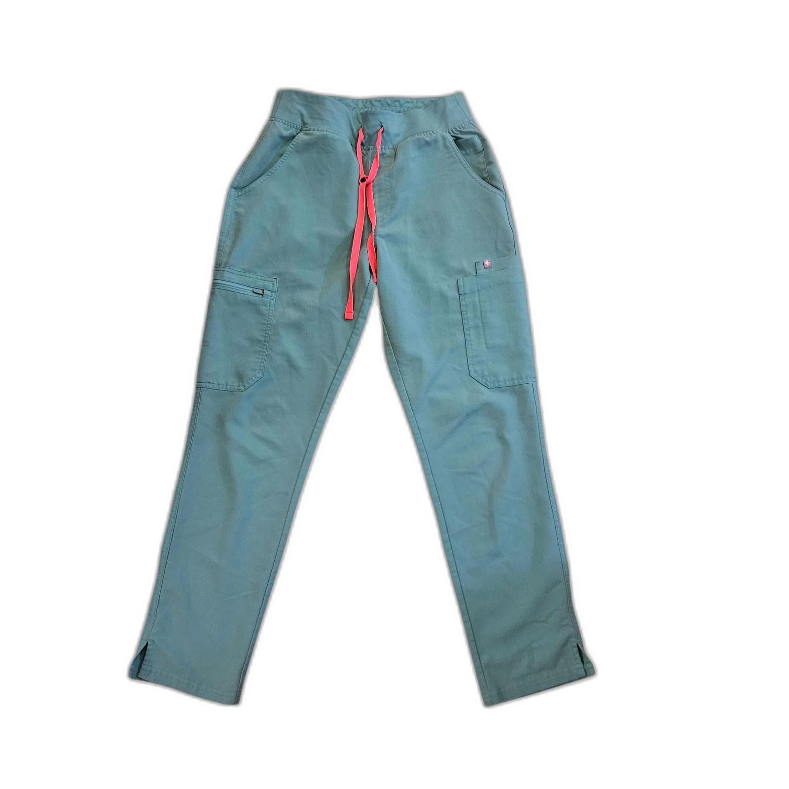 Designer FIGS Women’s Small Teal Scrub Pants Size 28" / US 6 / IT 42 - 1 Thumbnail