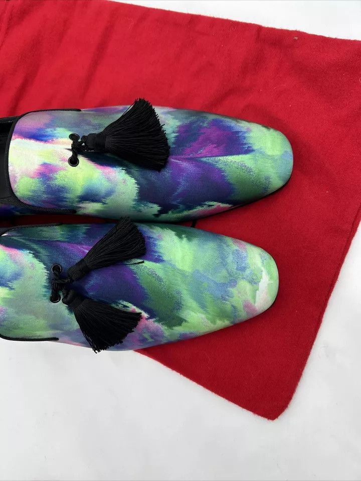Christian Louboutin o1s1wg110924 Officialito Flat Shoes in Multicolor Size US 12 / EU 45 - 2 Thumbnail