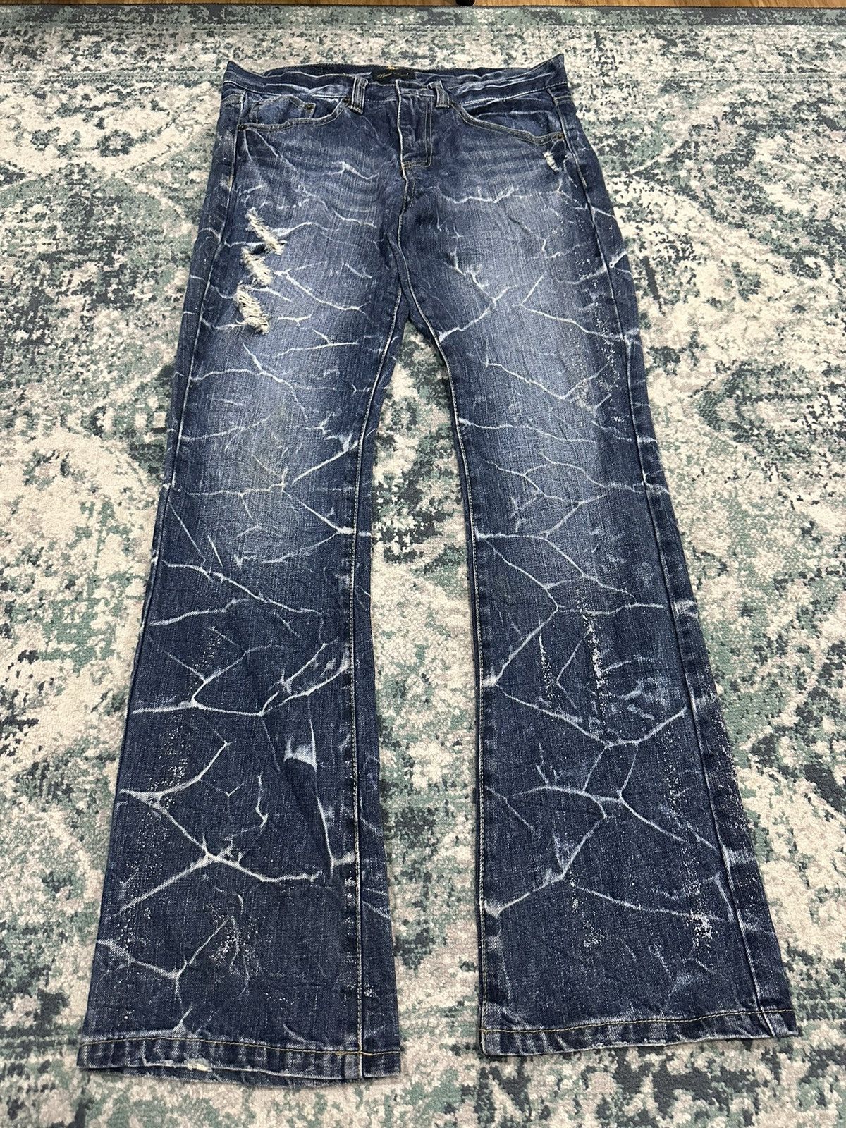 14th Addiction Japanese Beach Sound Denim Pants Bootcut Seditionaries Punk Size US 32 / EU 48 - 4 Thumbnail